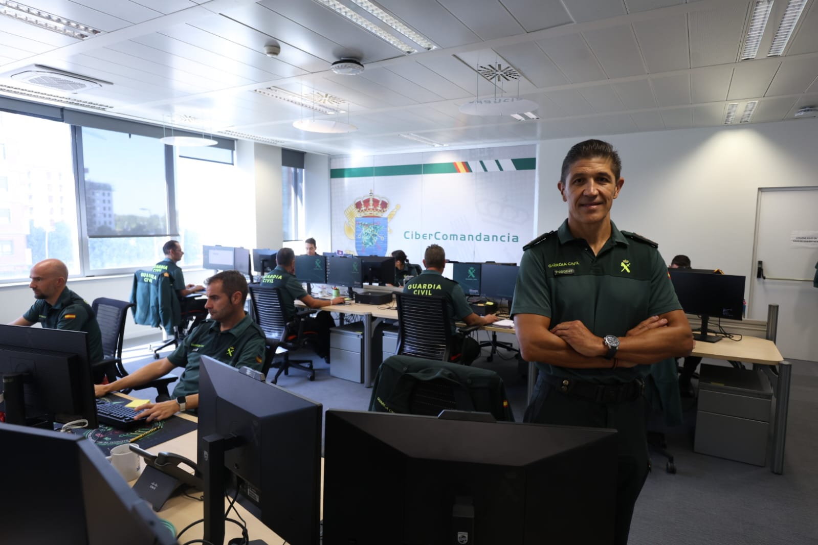 Jorge Juan Pérez, coronel jefe de las Cibercomandancia de la Guardia Civil. | FERNANDO OTERO