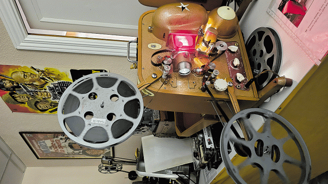 Imagen de un antiguo proyector Imagen de un antiguo proyector