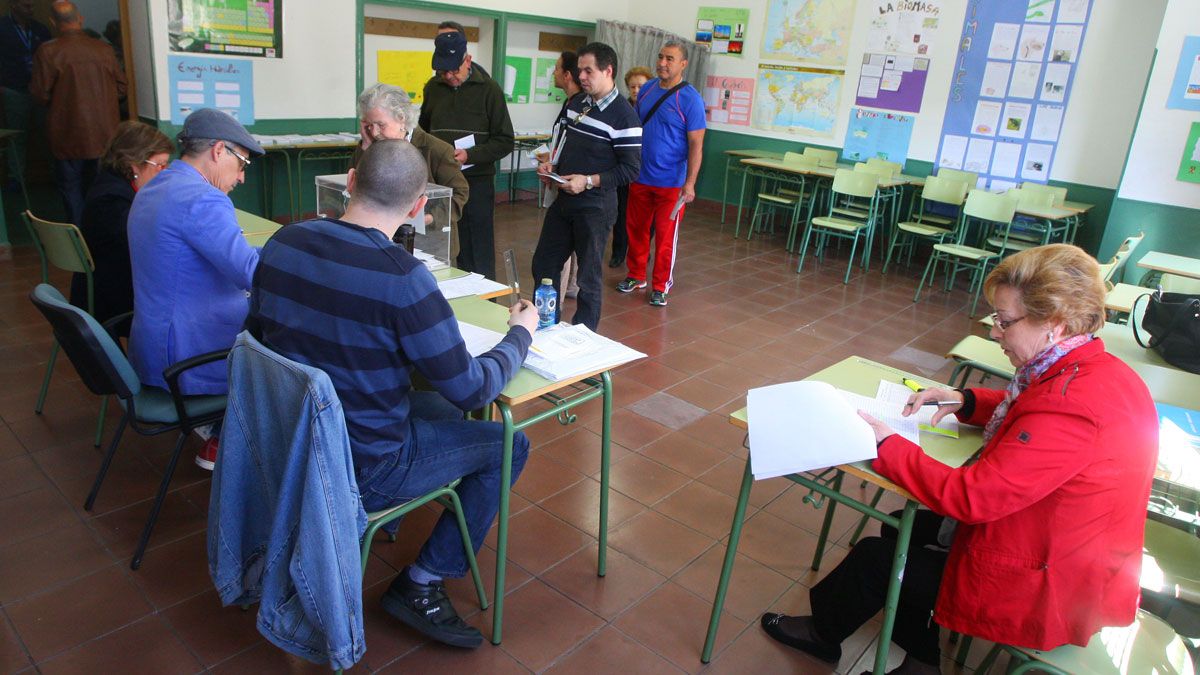 Las últimas elecciones europeas en Ponferrada, en una imagen de archivo. | César Sánchez (Ical)