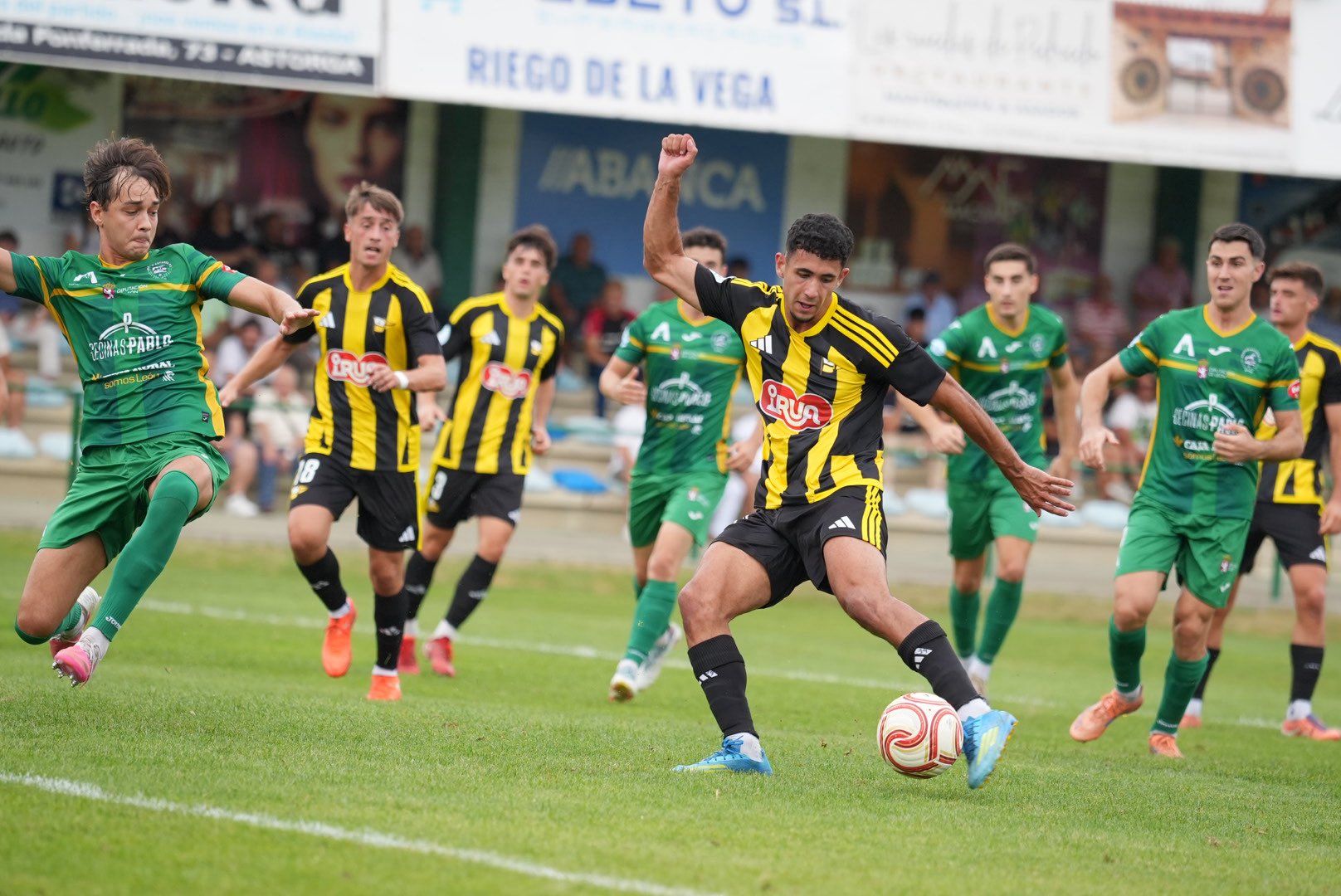 El Astorga cayó en el único disparo a puerta que concedió en todo el partido. PORTUGALETE