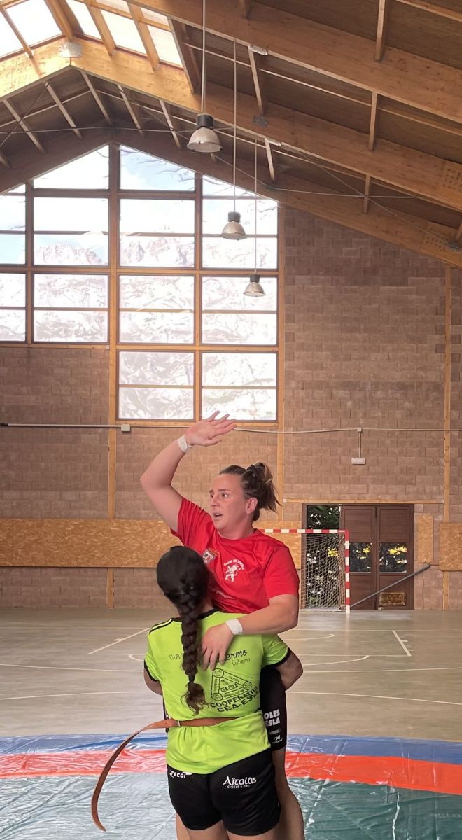 María Cabas, la primera nómada en ganar una Liga de Verano / F. FERNÁNDEZ