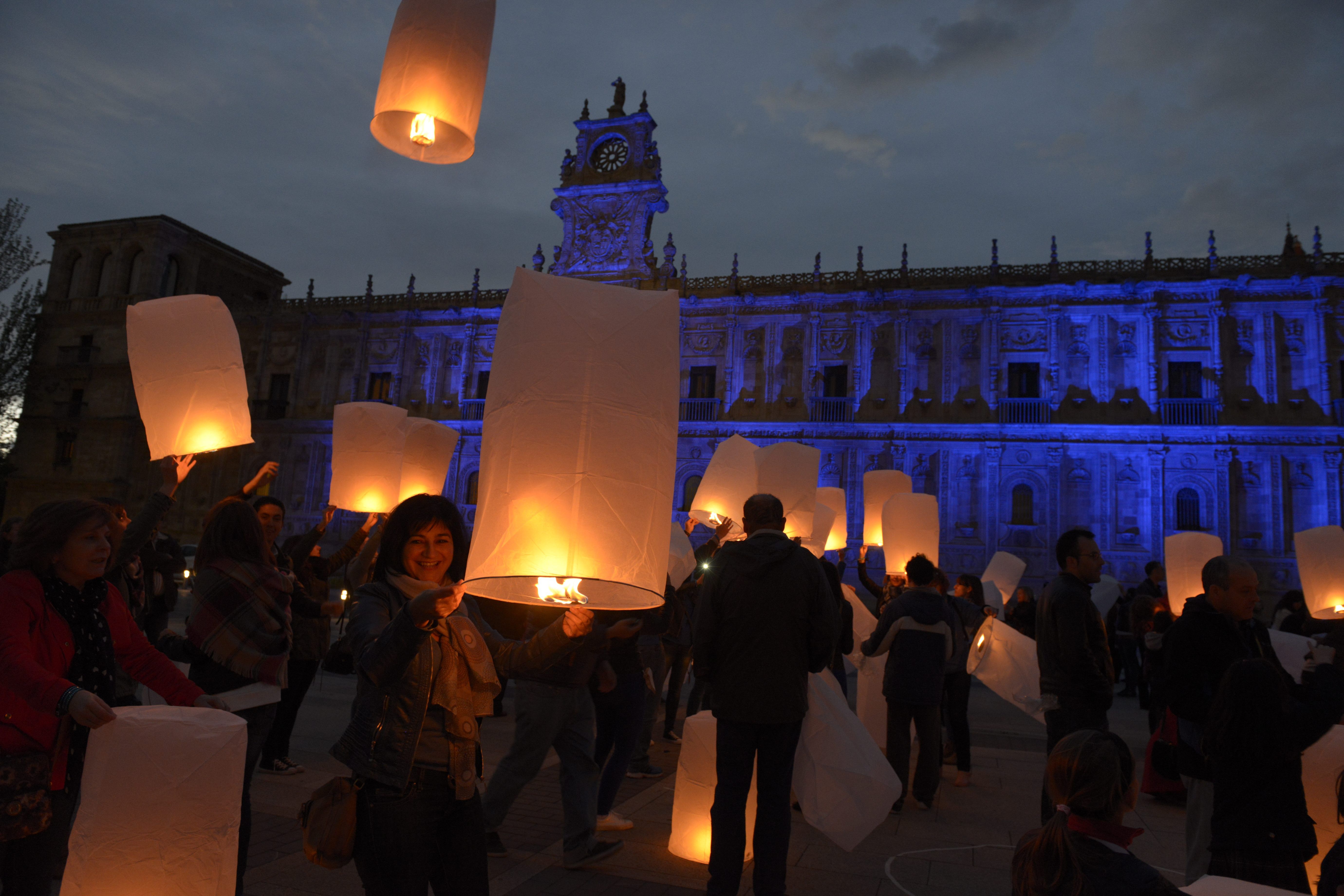 Celebración del Día Mundial del Autismo en una imagen de archivo. | MAURICIO PEÑA
