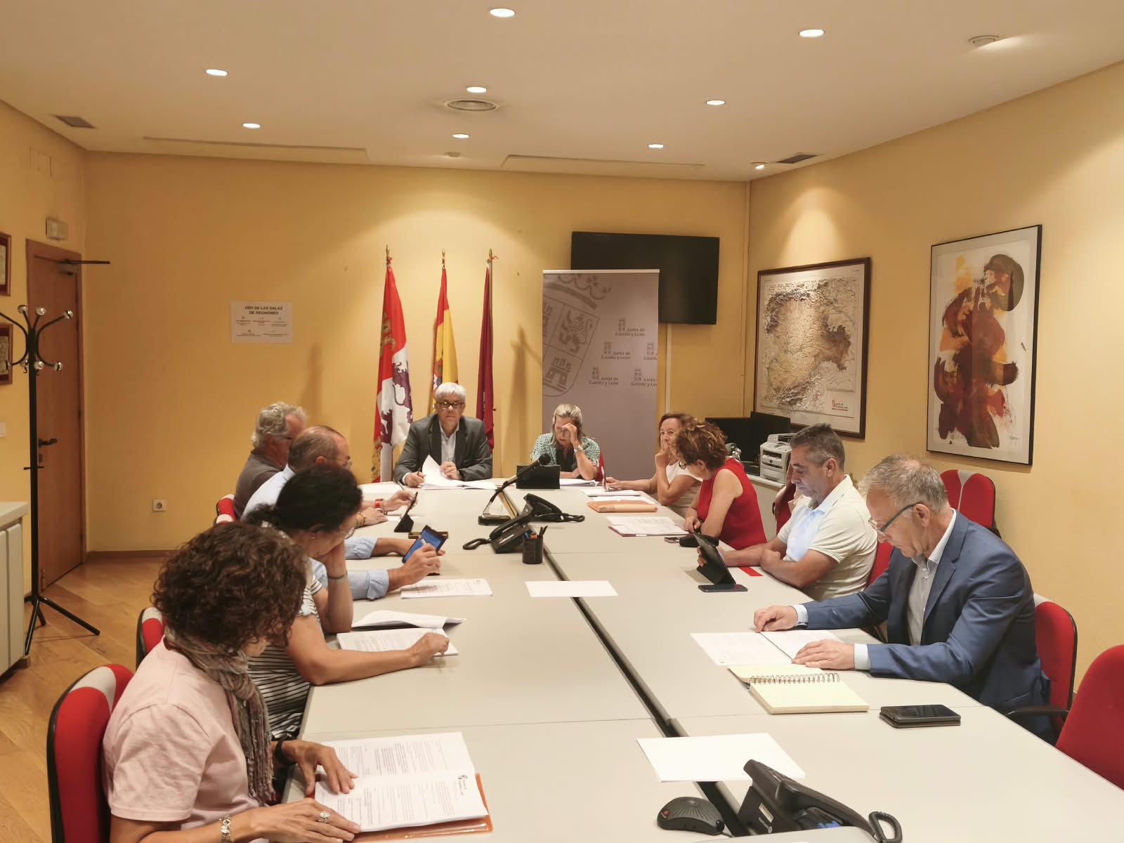 Una imagen de la Comisión de Patrimonio del mes de septiembre.