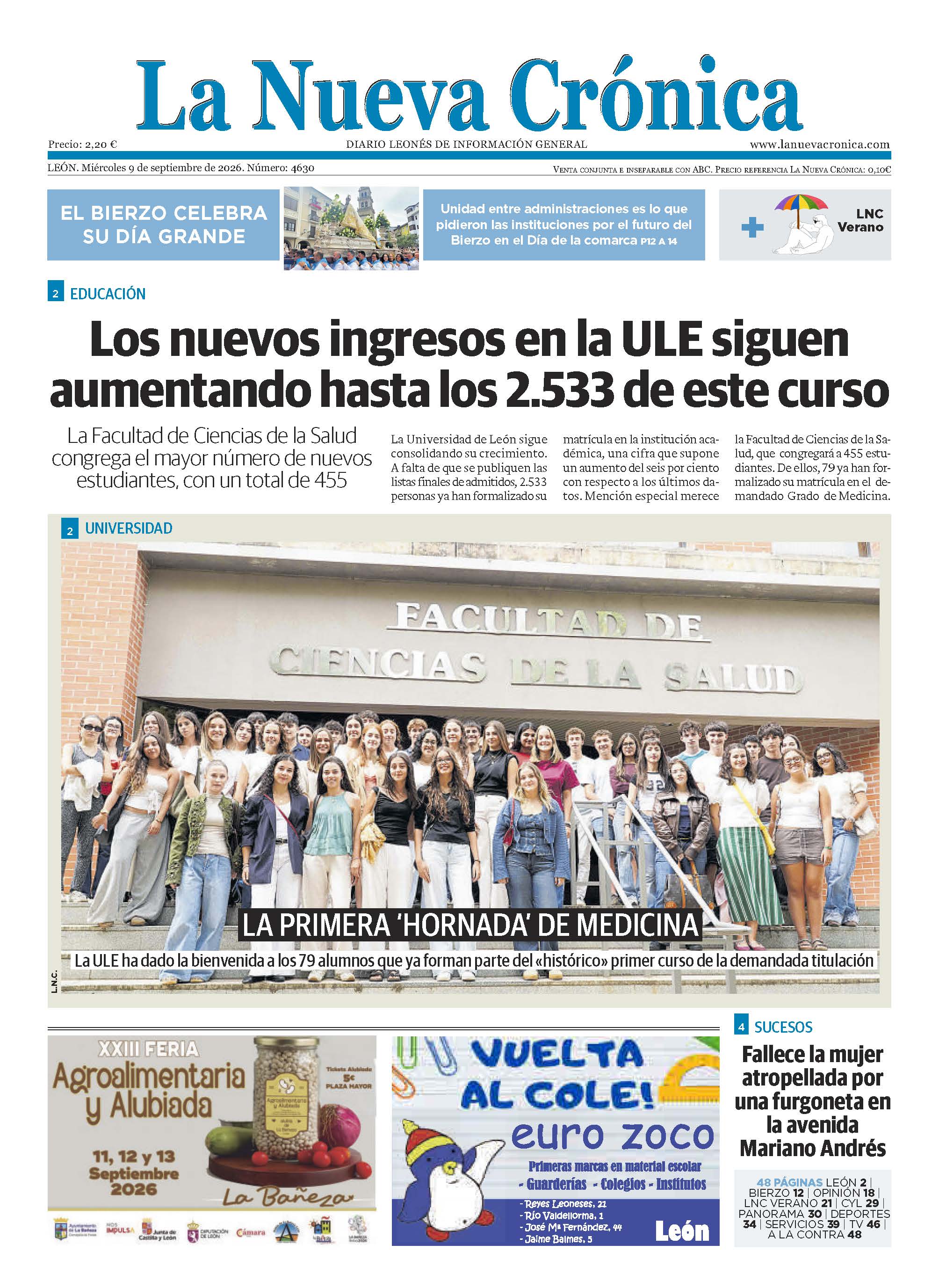 09 09 2026 La Nueva Crónica