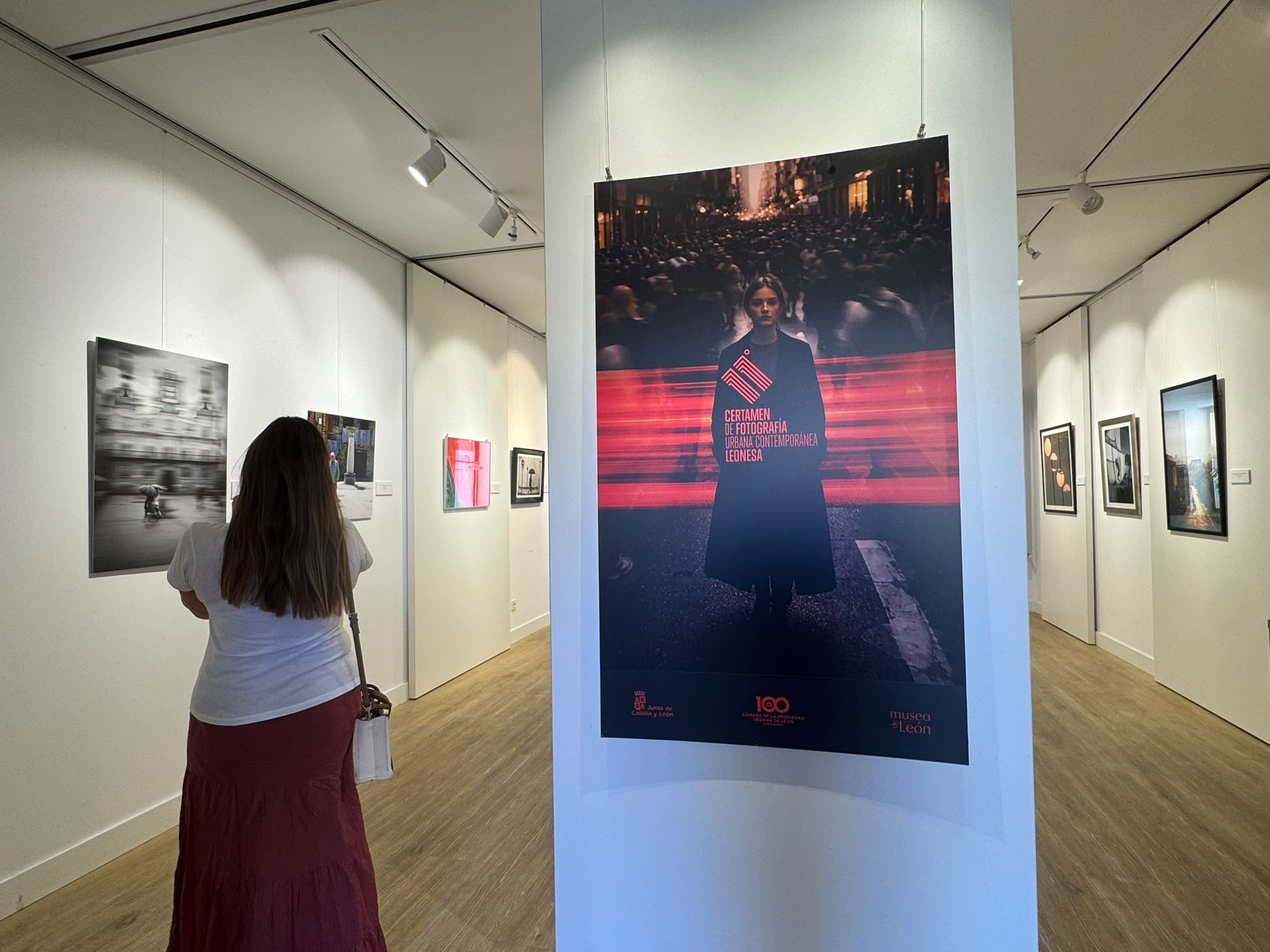 Un instante de la inauguración de la muestra este miércoles. Un instante de la inauguración de la muestra este miércoles.