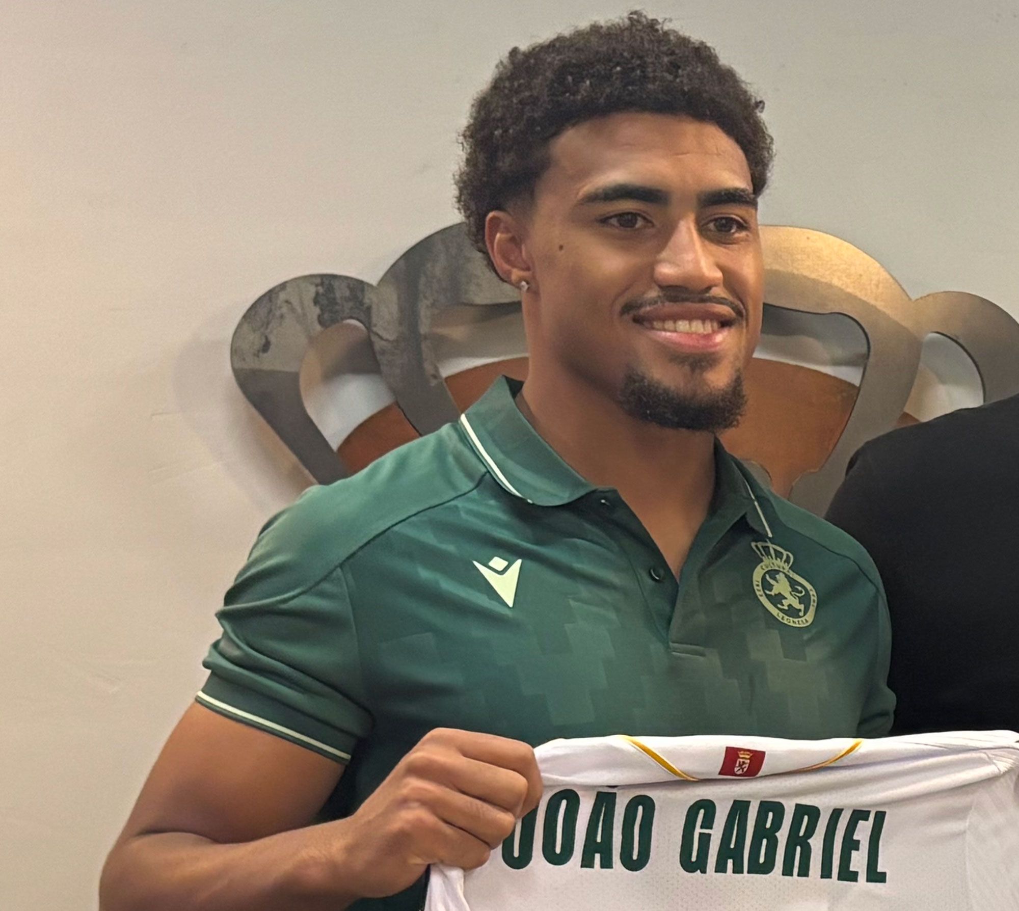 Joao, durante su presentación con la Cultural. | J.C.