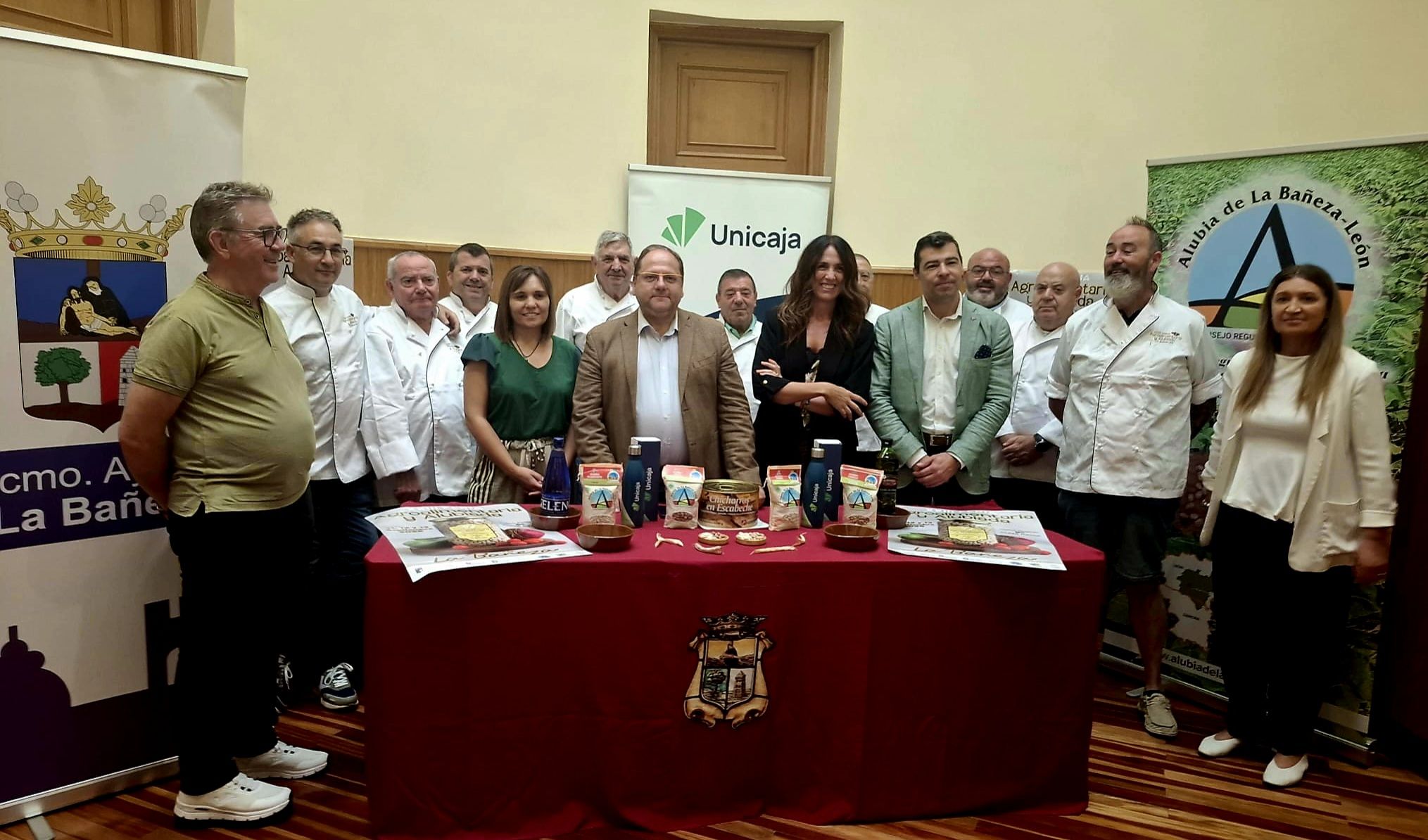 Presentación este miércoles de la XXIII Alubiada de La Bañeza. | L.N.C.