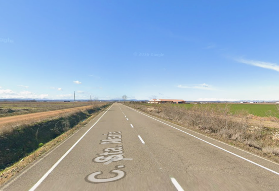 Imagen de un tramo de la carretera LE 6520. | GOOGLE MAPS