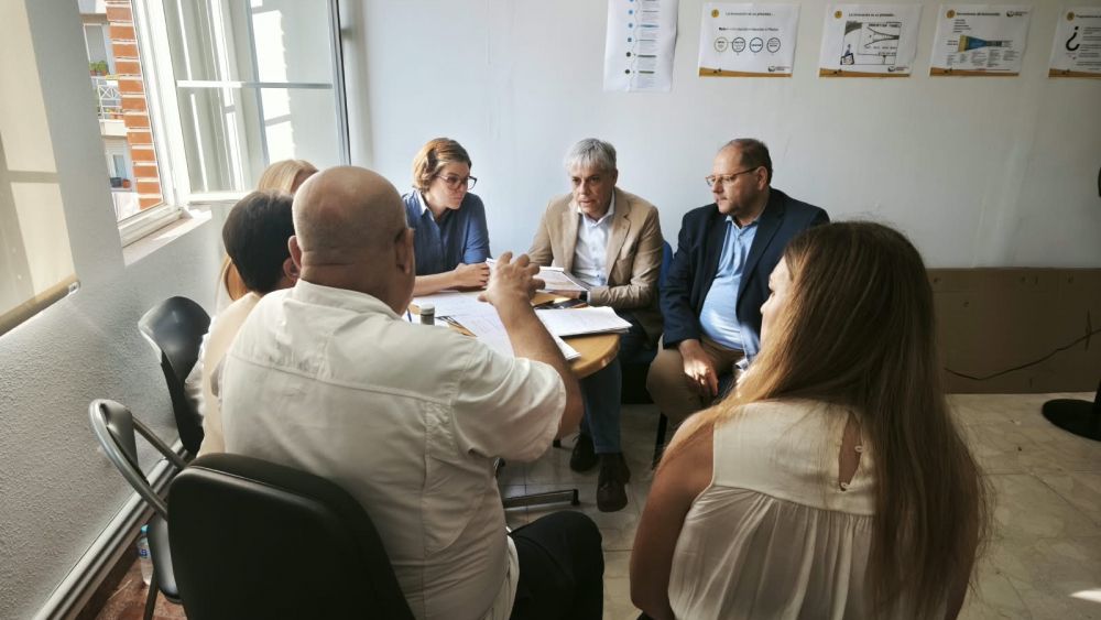 Imagen de archivo de un encuentro en el centro de innovación social de La Bañeza