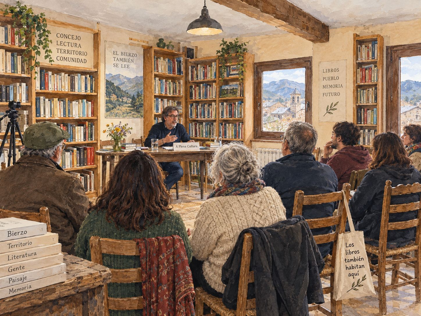 La asociación “A Plena Cultura” esta llenando la España vacía de libros y vida.