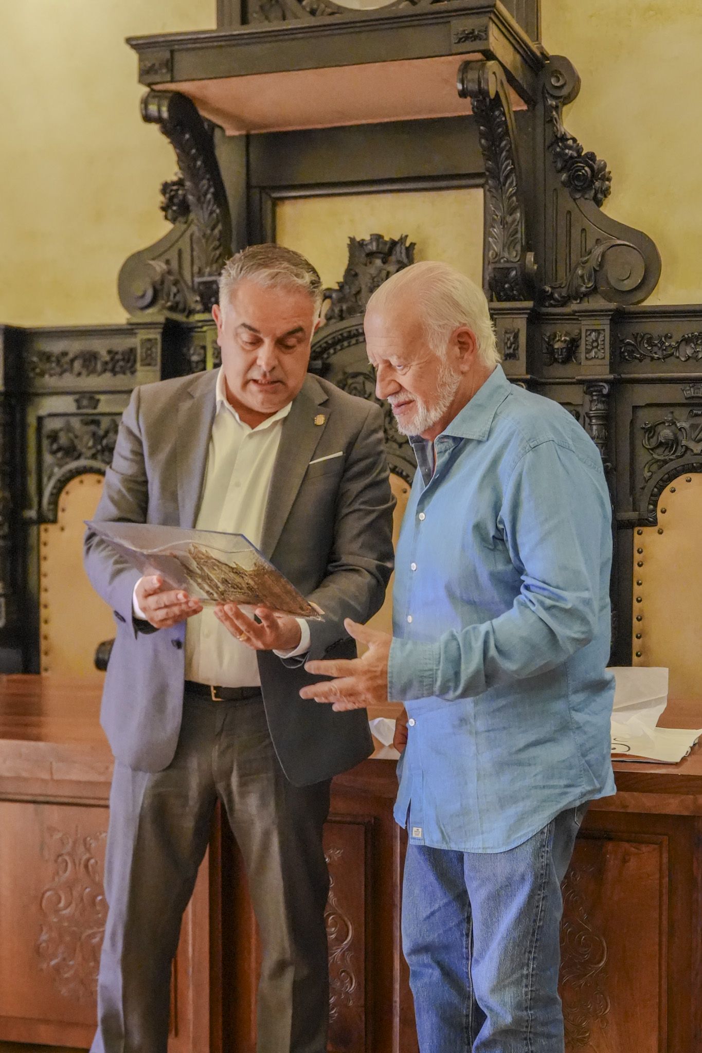 La visita de Juan Echanove a Astorga, en imágenes 
