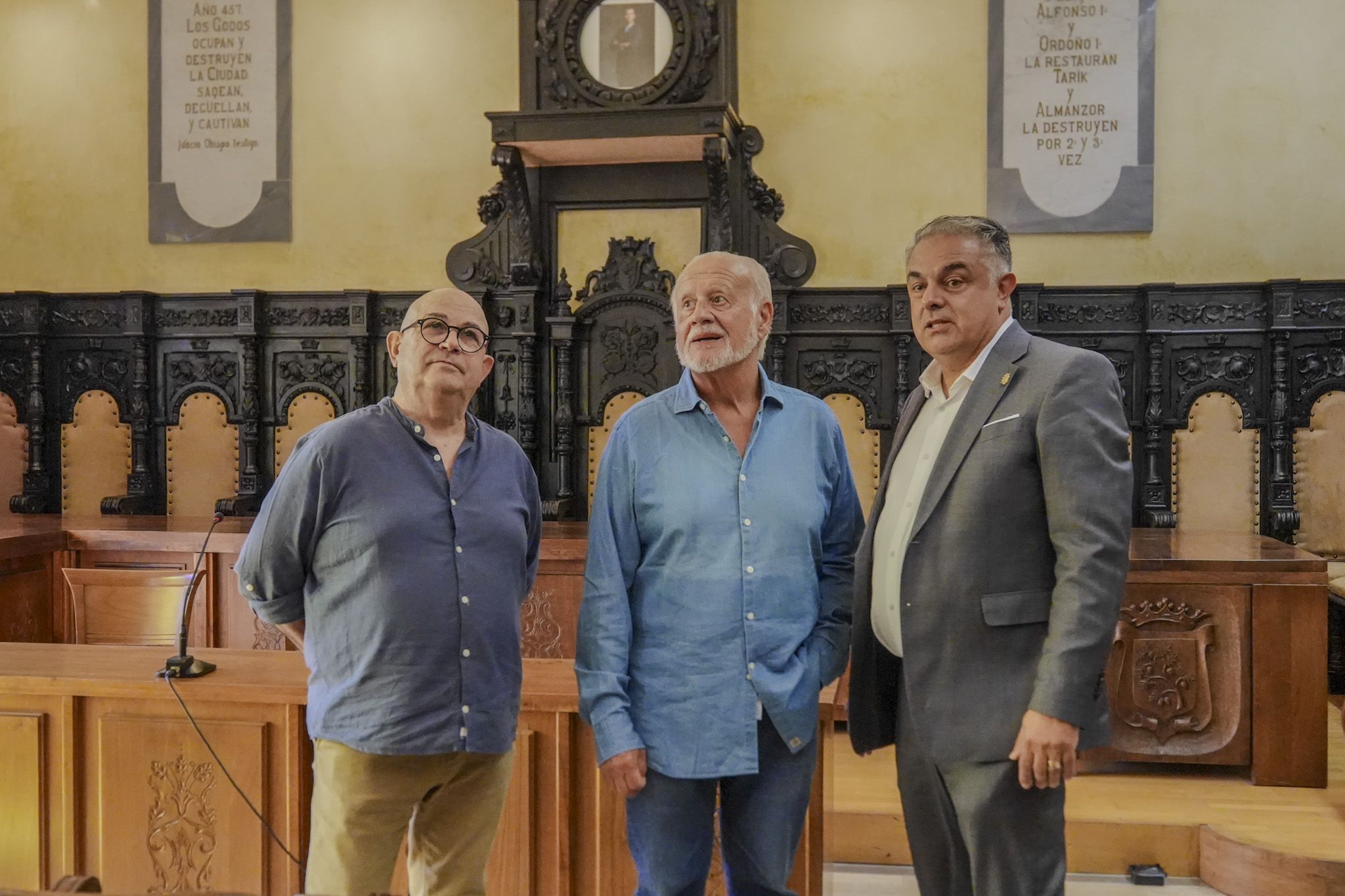La visita de Juan Echanove a Astorga, en imágenes 