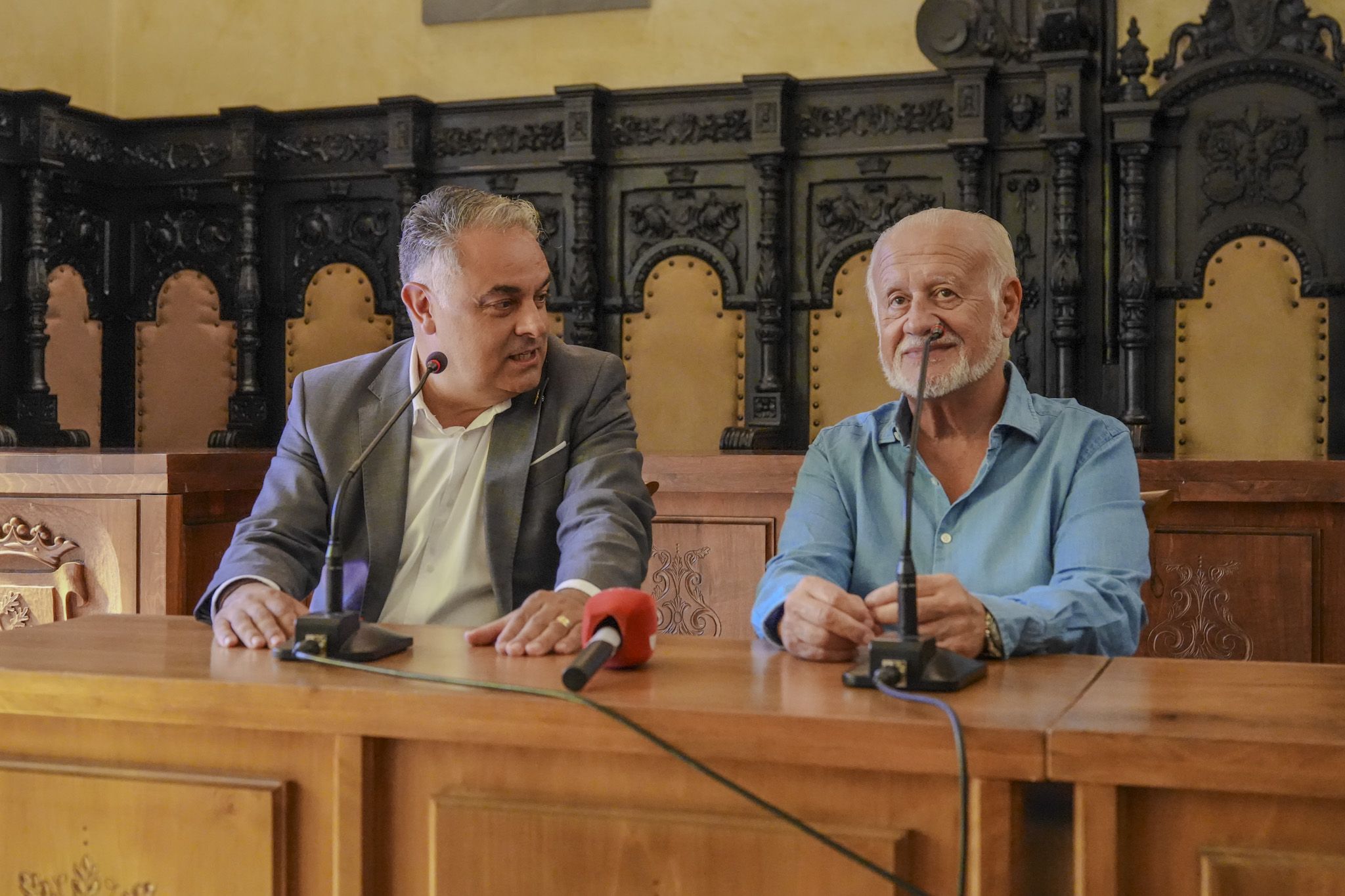 La visita de Juan Echanove a Astorga, en imágenes 
