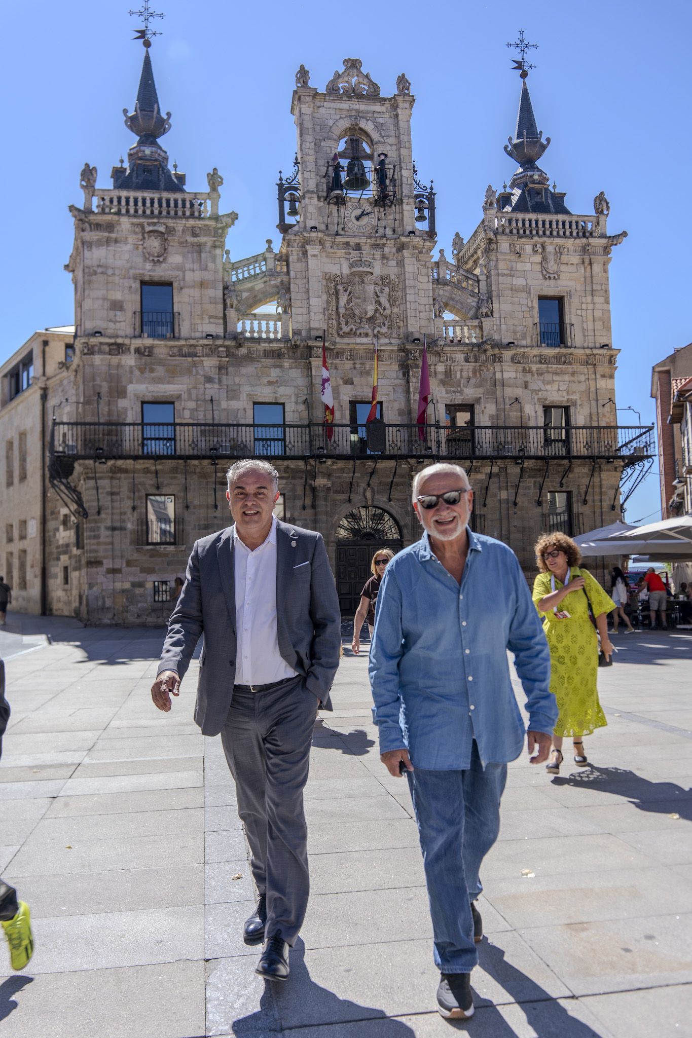 La visita de Juan Echanove a Astorga, en imágenes 