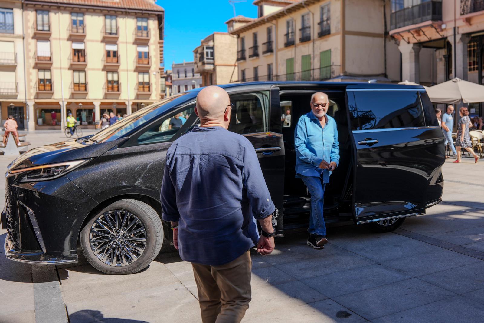 La visita de Juan Echanove a Astorga, en imágenes 