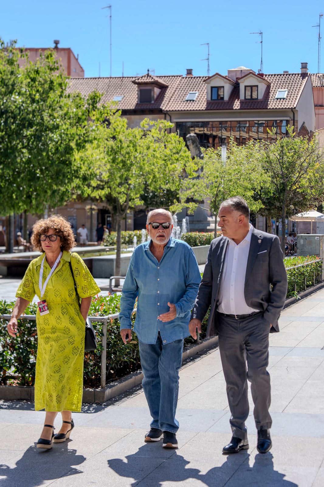 La visita de Juan Echanove a Astorga, en imágenes 