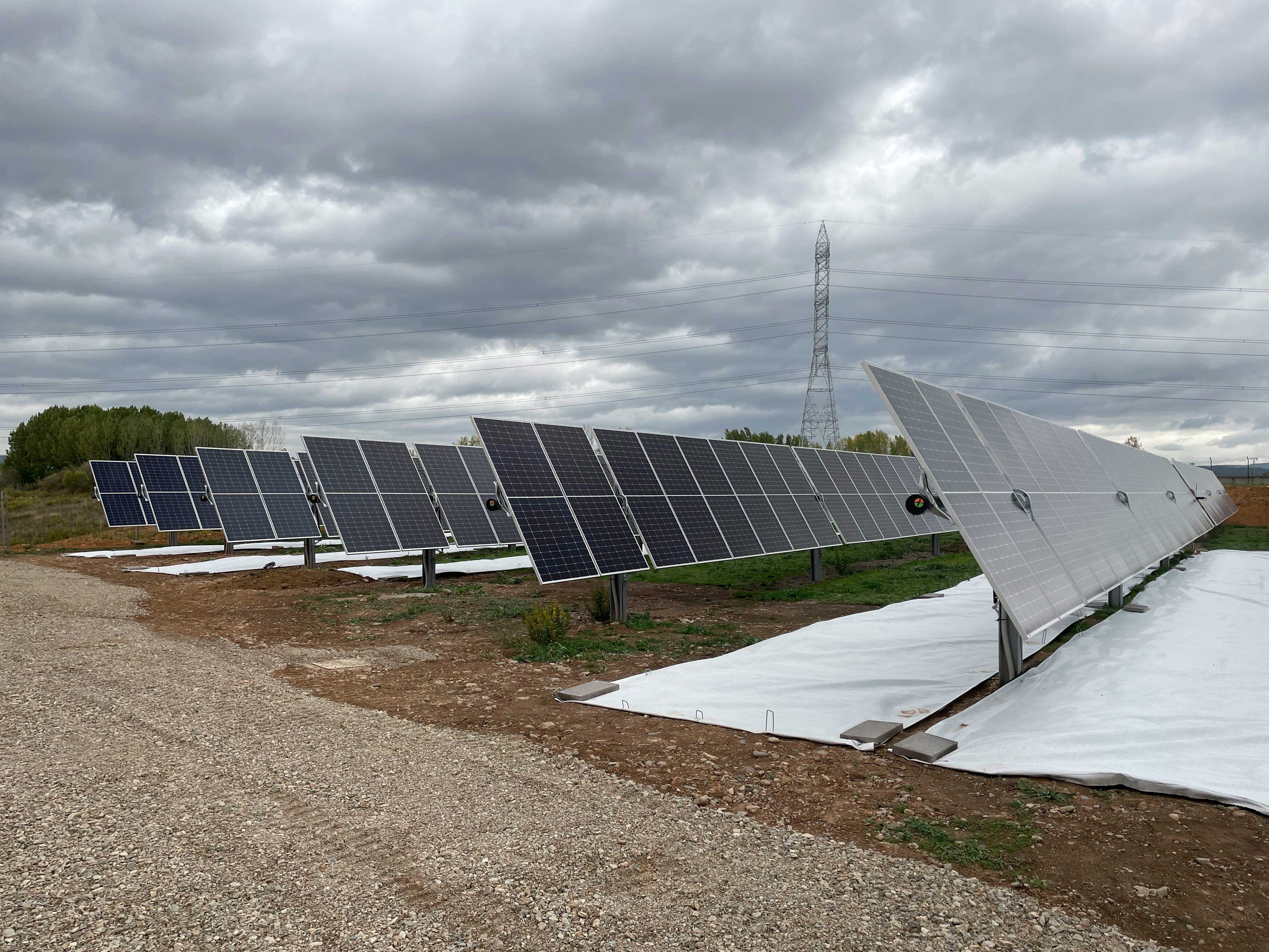 Uno de los parques solares con los que cuenta la provincia de León