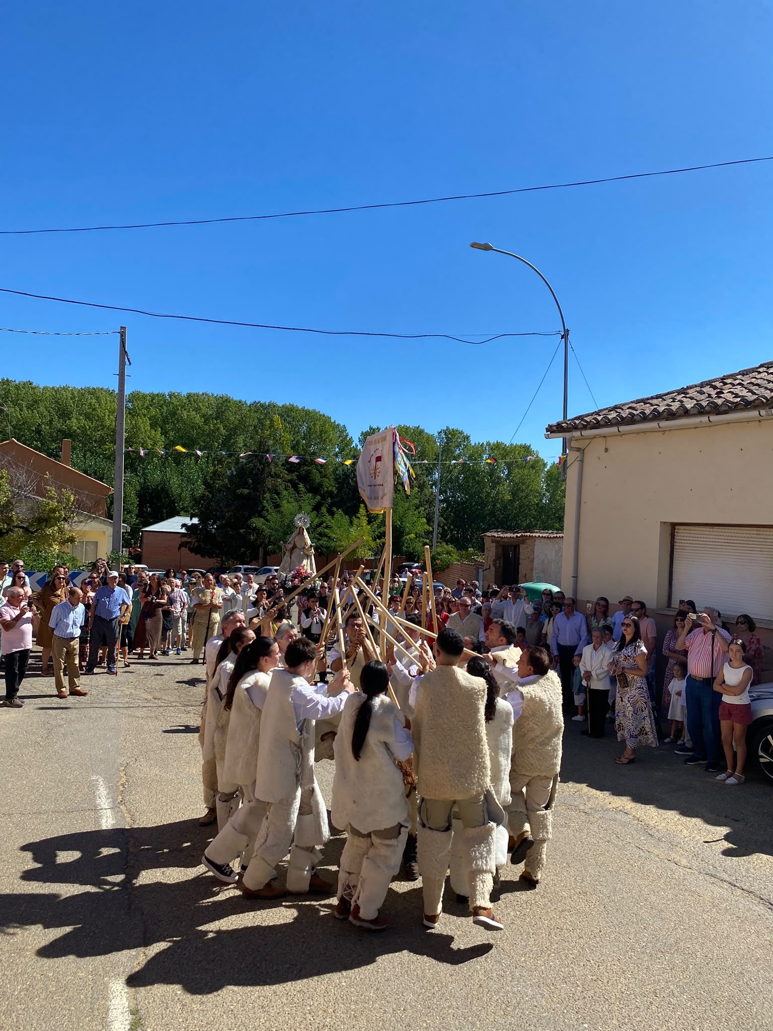 Un instante de la Fiesta del Pastor en Joarillas de las Matas. | L.N.C.