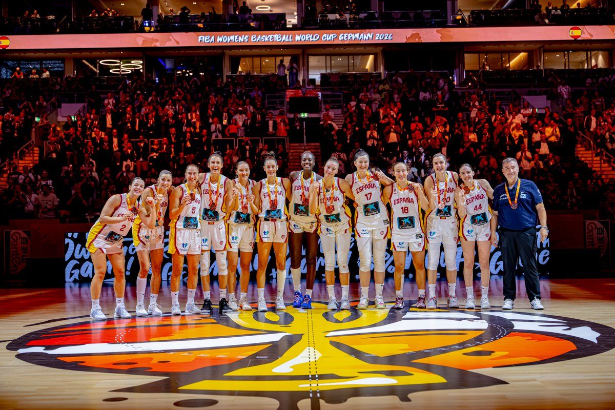 Alicia Flórez consiguió el bronce en el Mudial de baloncesto femenino con España. FEB