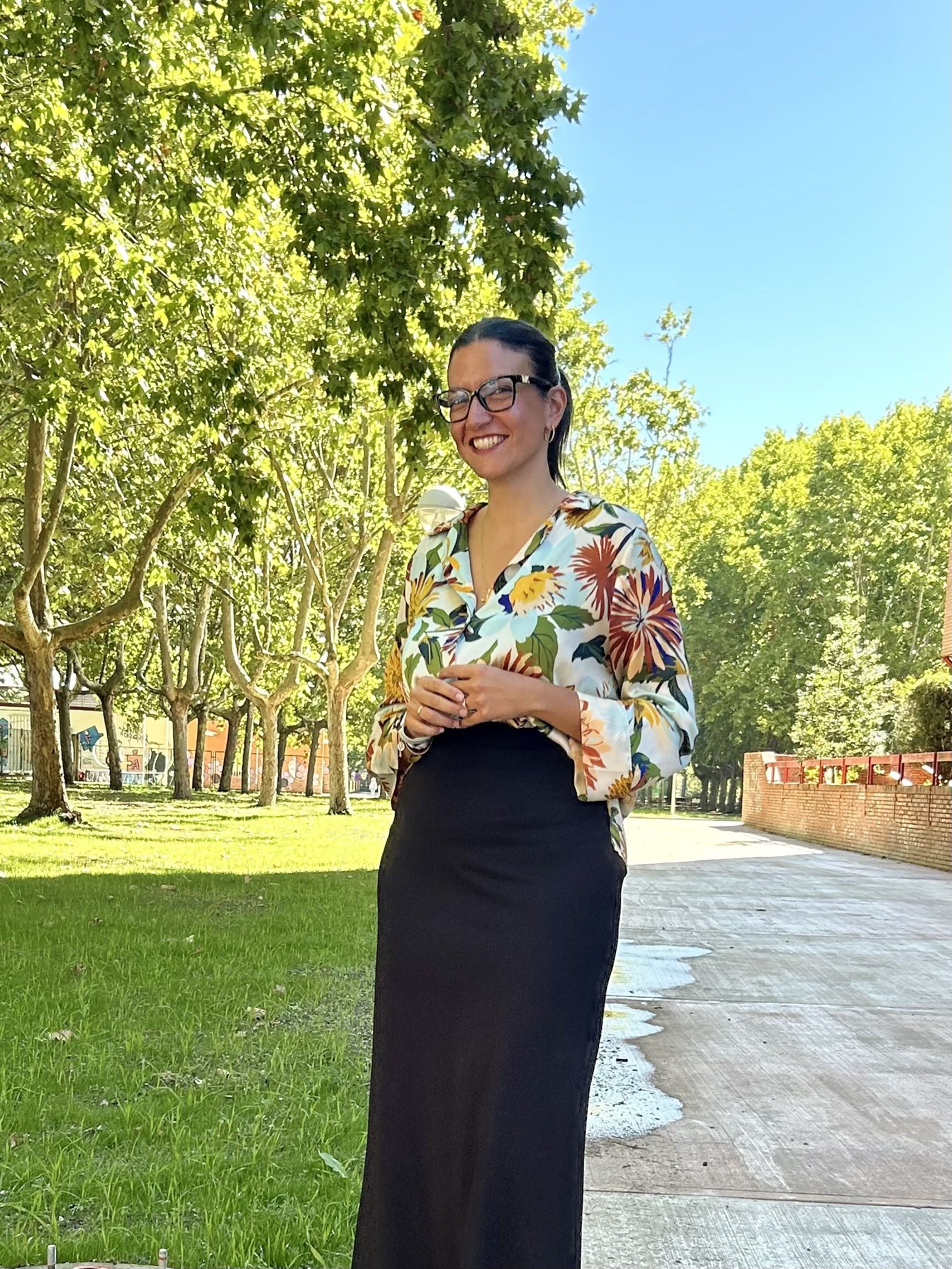 La concejala de Fomento Lidia Coca presenta las obras de reacondicionamiento.