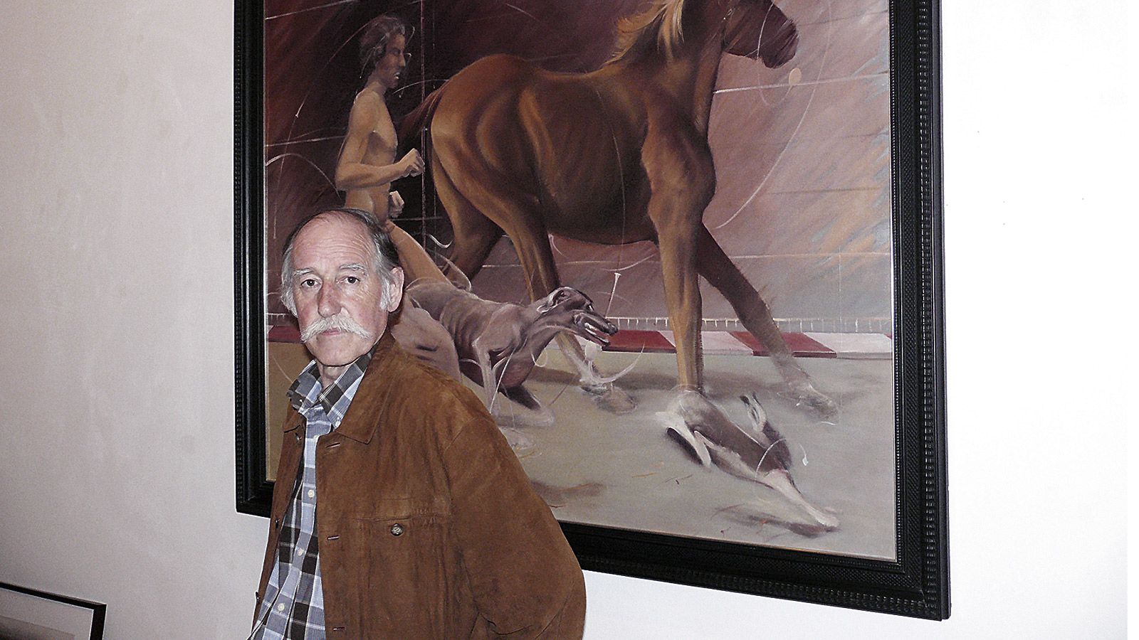 Sendo durante la inauguración de una de sus exposiciones. |AGUSTÍN BERRUETA