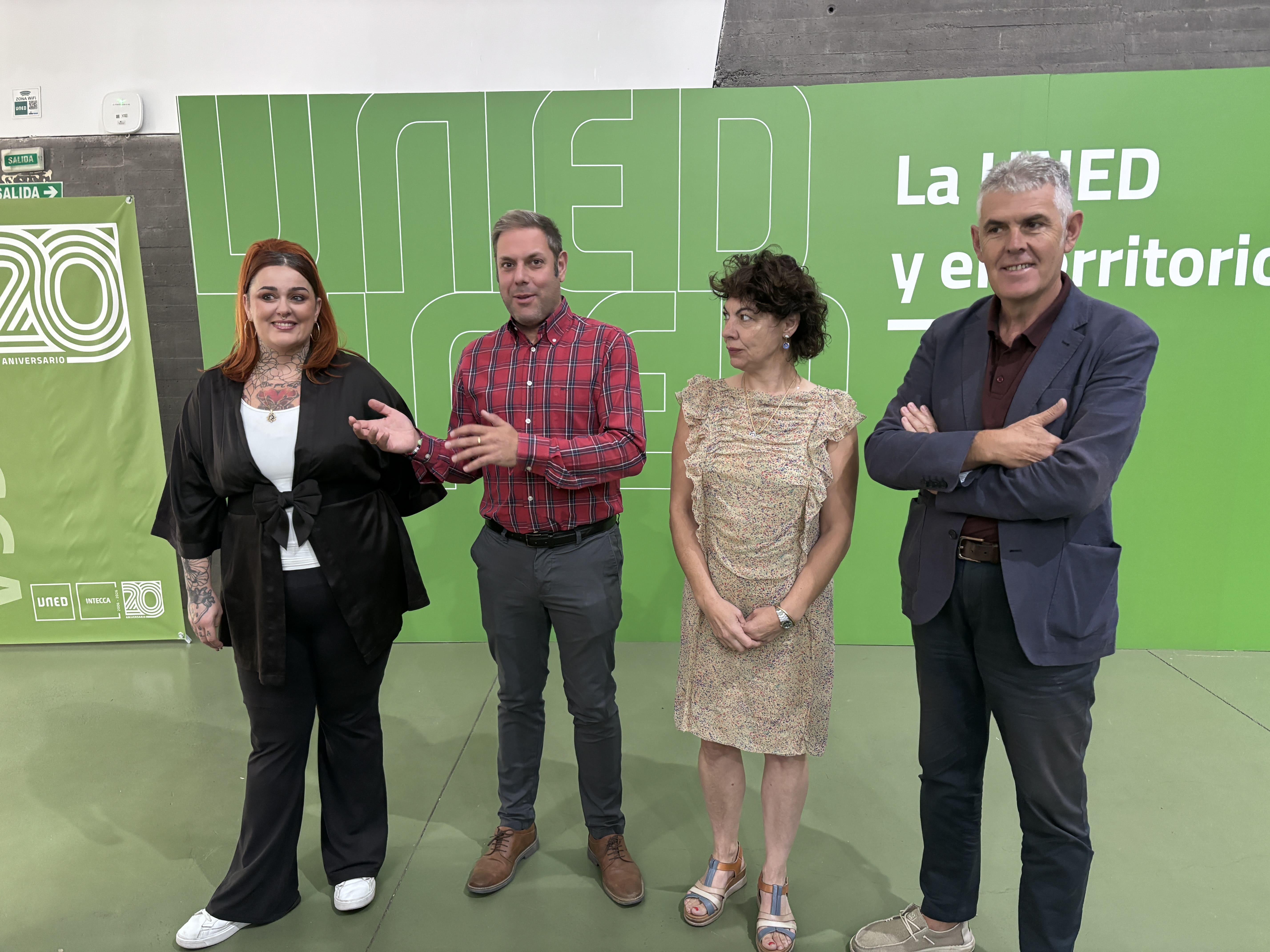 De izquierda a derecha: Verónica Mallo, Iván Alonso, Elena Feito y Jorge Vega. | JAVIER FERNÁNDEZ