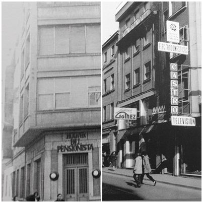 Reconoces en la actualidad estos dos edificios en la calle General Gómez Núñez.