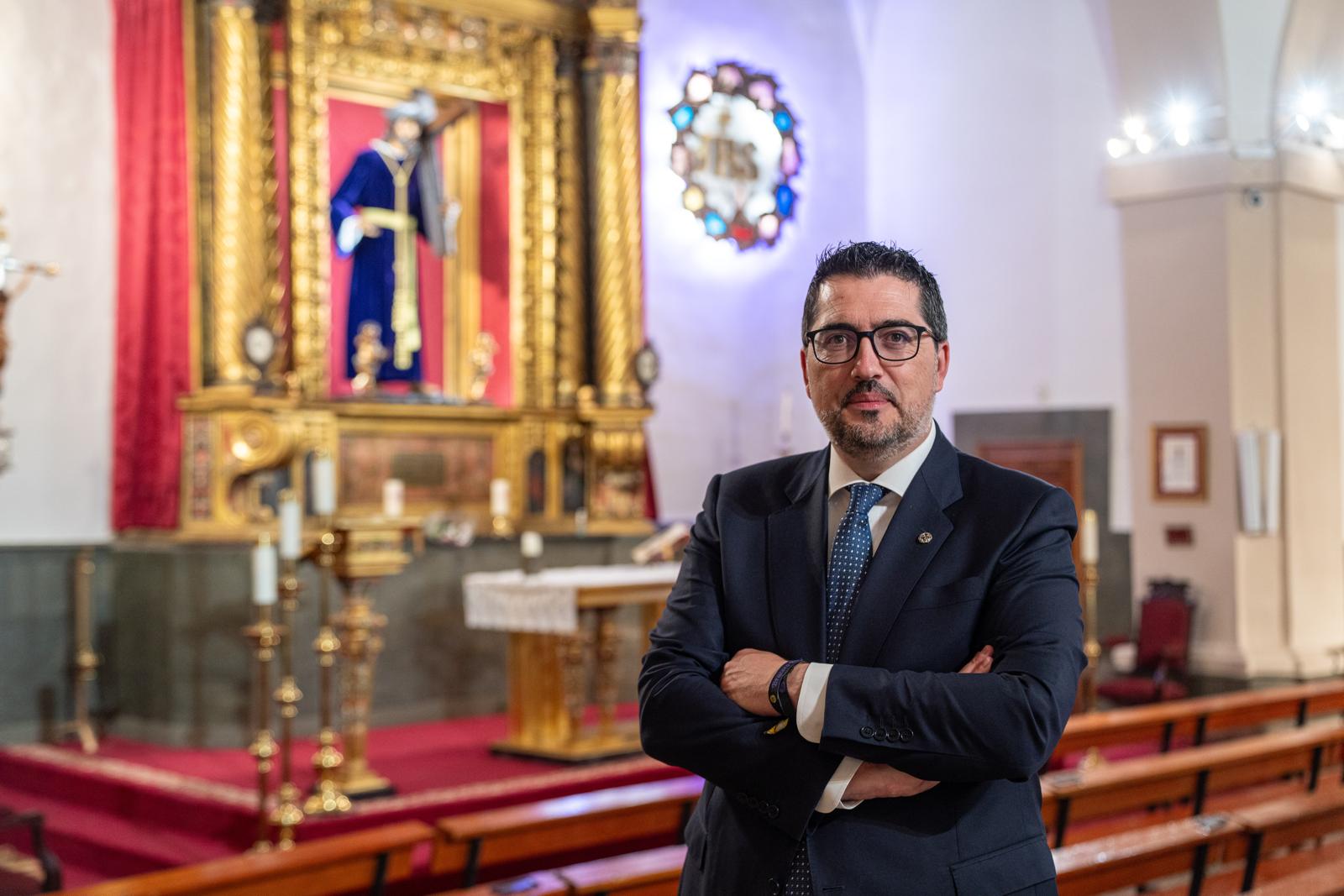 David Díez Revilla toma posesión este domingo como abad de la Cofradía del Nazareno de León. | LNC