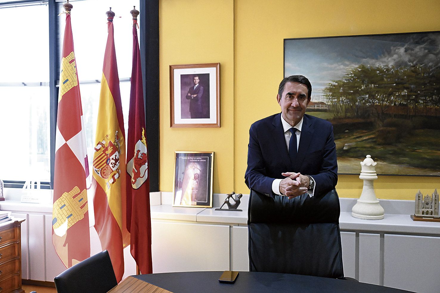 Juan Carlos Suárez Quiñones, consejero de Industria, Universidades, Empleo y Comercio. |SAÚL ARÉN