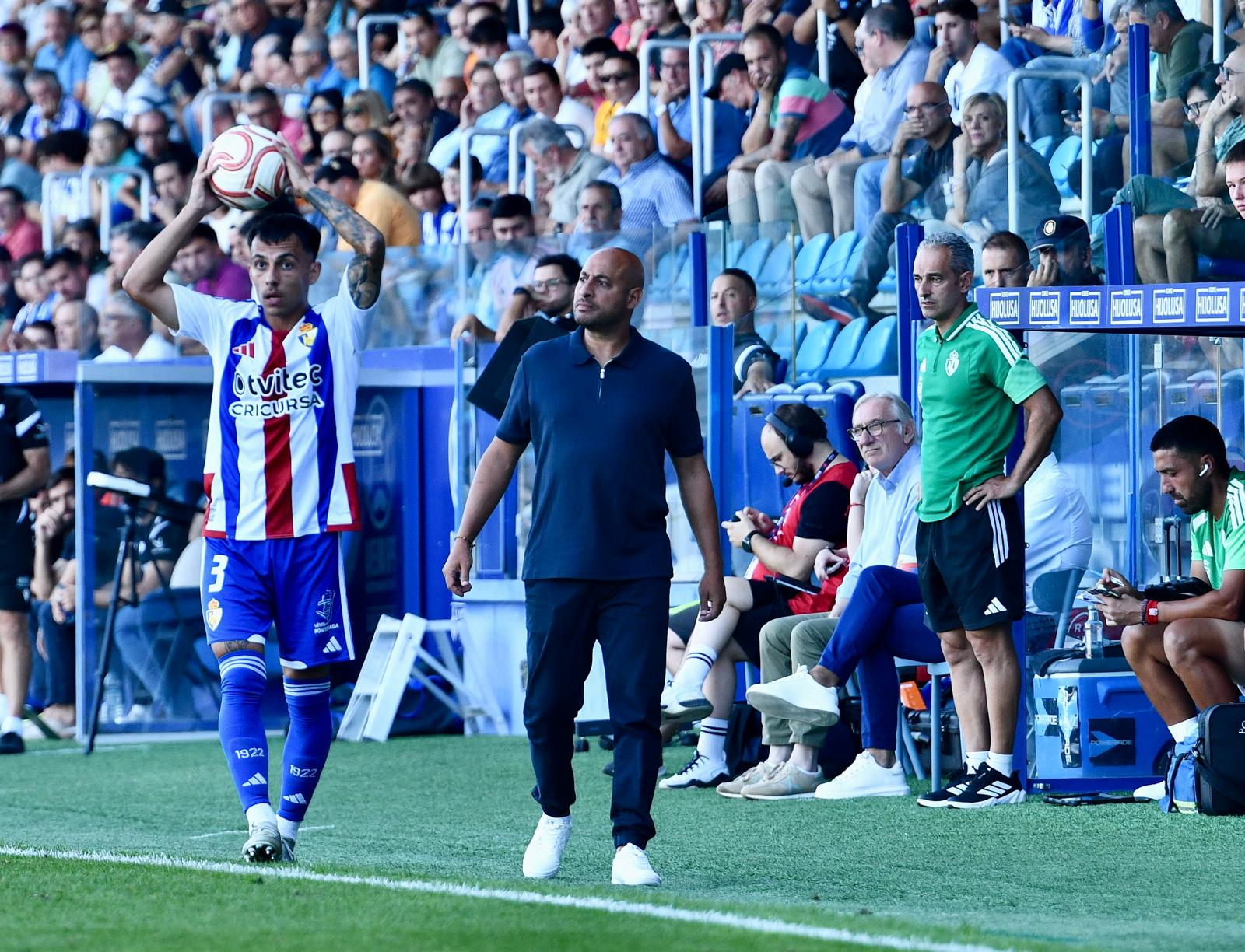 Nafti se mostró muy orgulloso de los suyos, pero muy cabreado con los arbitrajes en este inicio de temporada. QUINITO