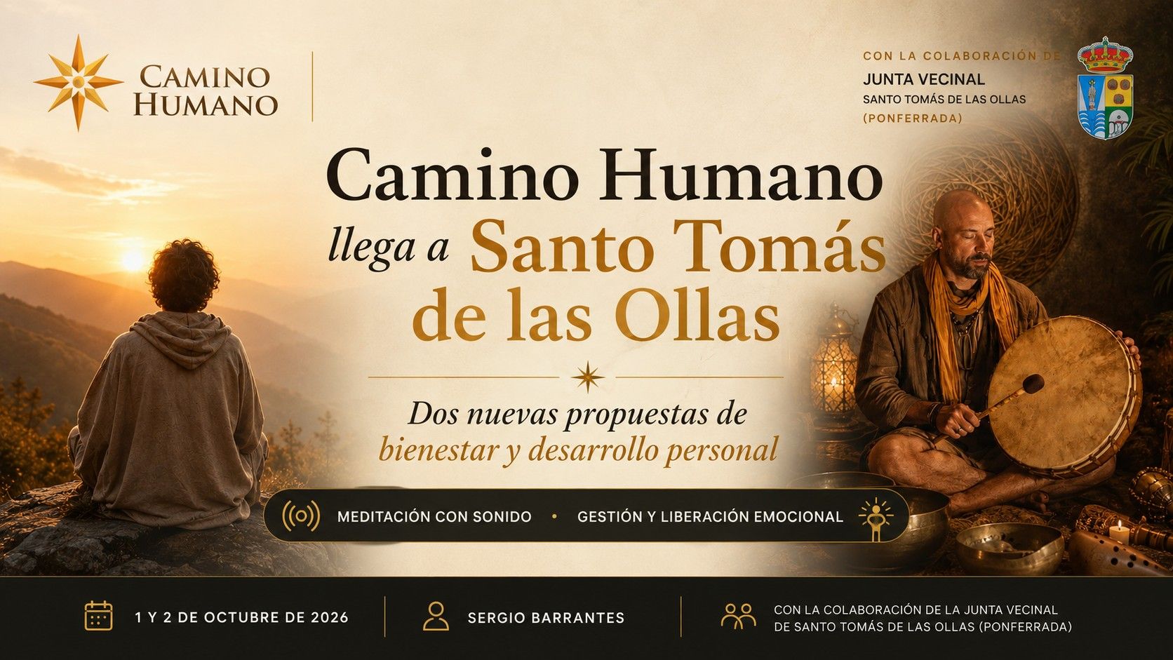 Cartel de la actividad Camino Humano.