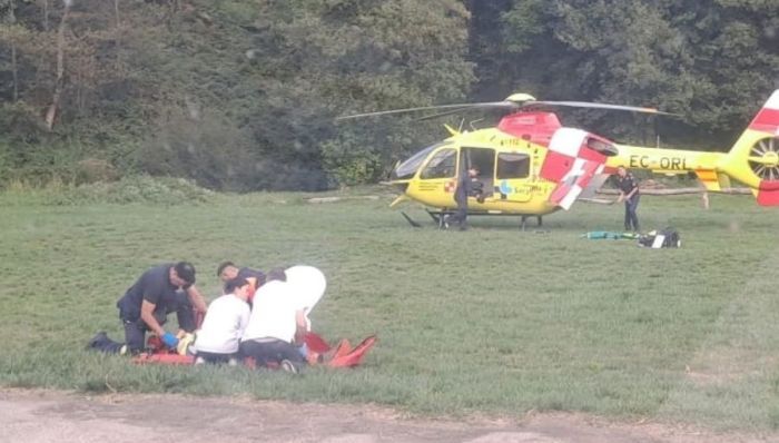 Rescate de los operarios. JCYL