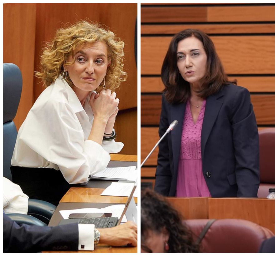 La consejera de Educación, María Pardo y La procuradora de UPL, Alicia Gallego. | L.N.C.