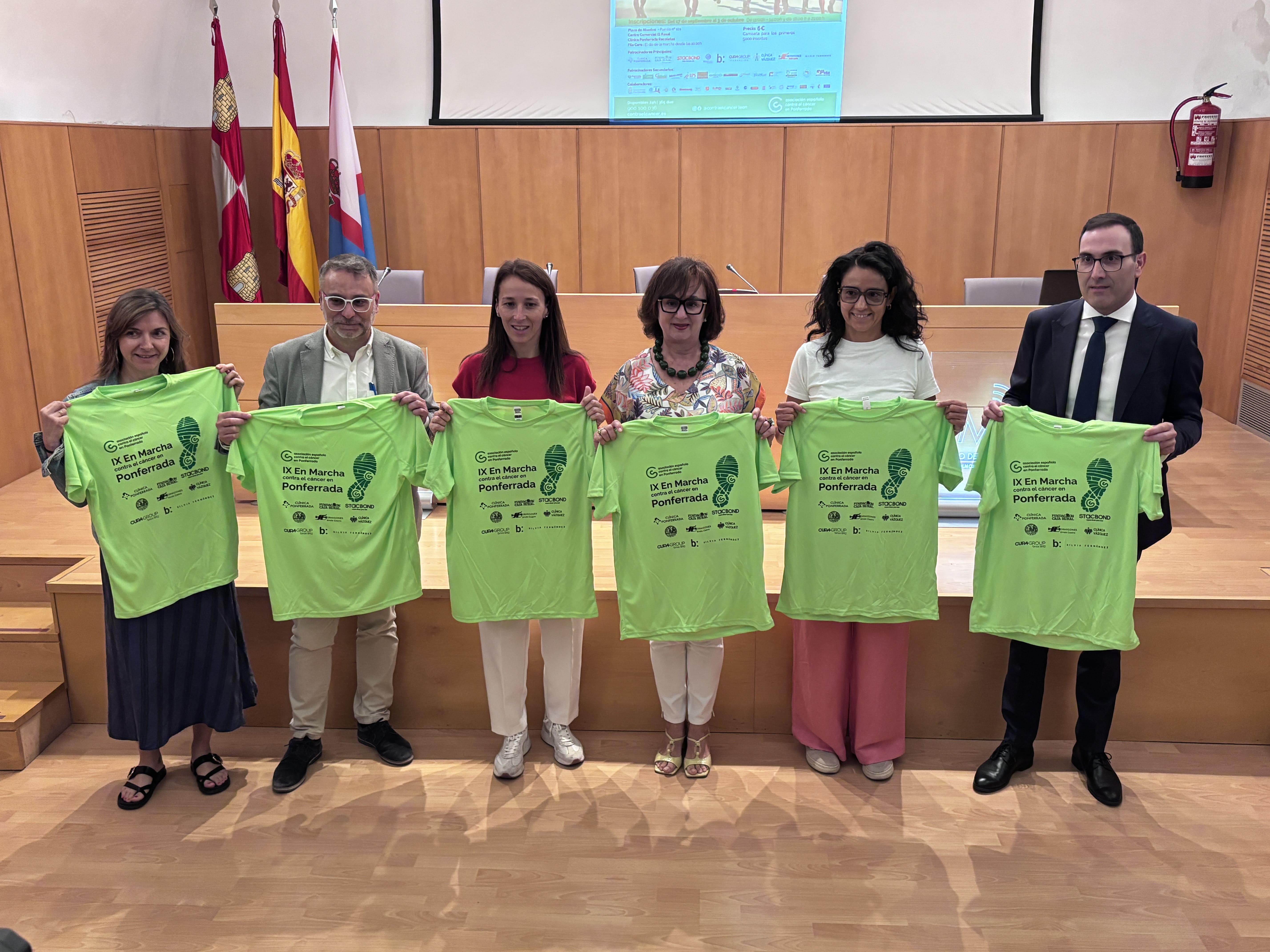 Presentación de la nueva edición de la Marcha Contra el Cáncer. | JAVIER FERNÁNDEZ