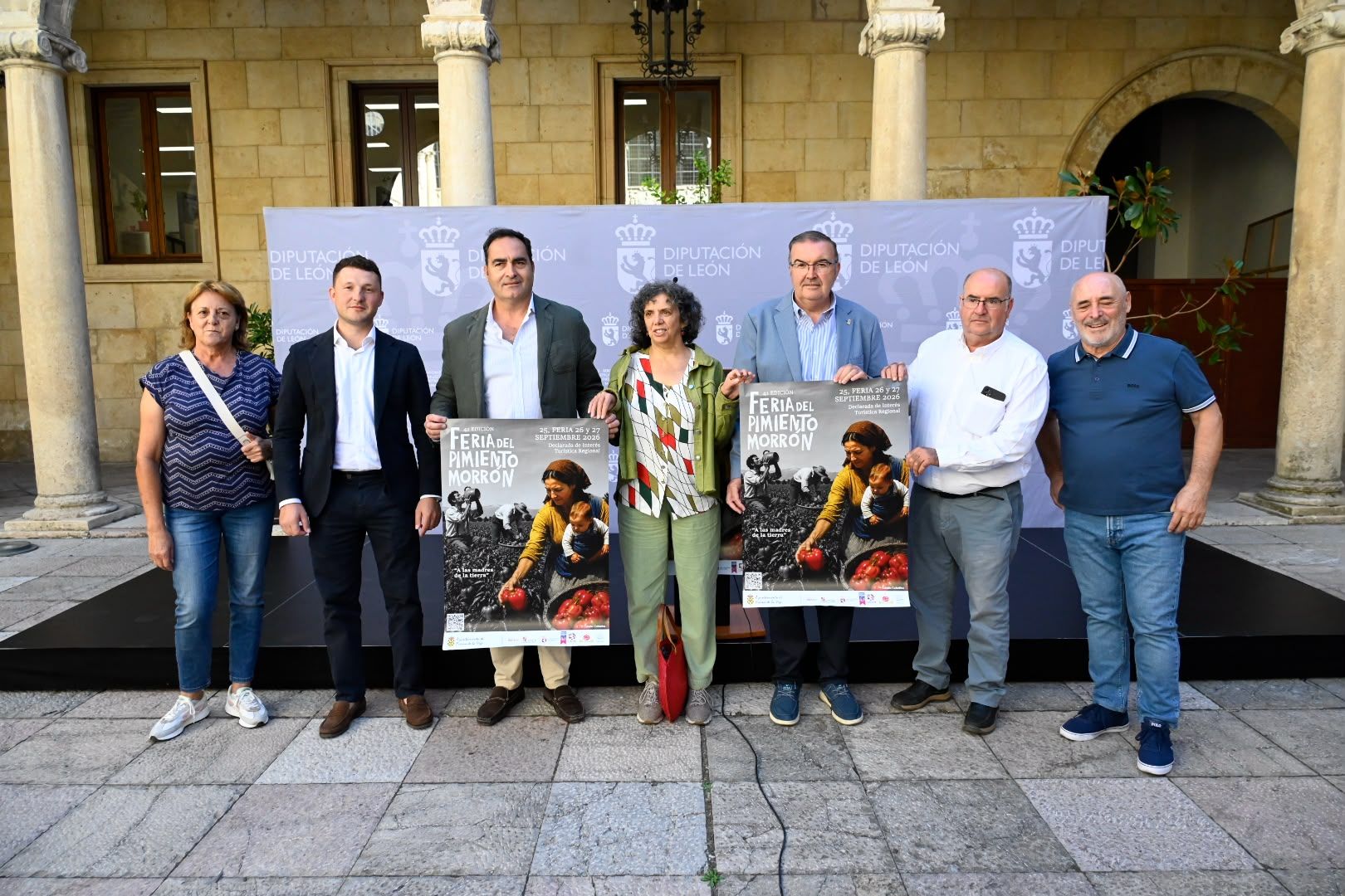 Un instante de la presentación de la edición número 41 de la Feria del Pimiento Morrón de Fresno de la Vega. | SAÚL ARÉN