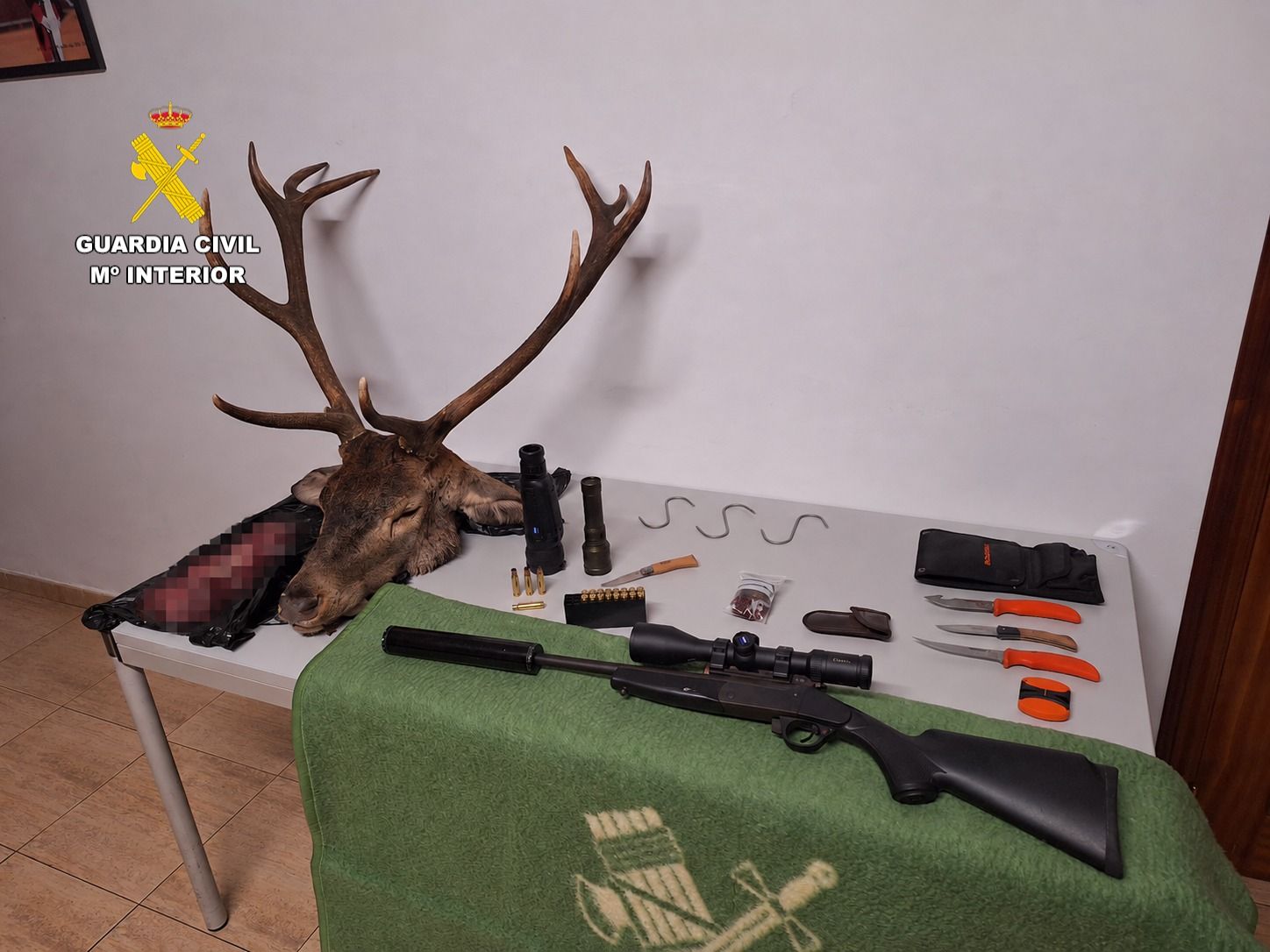 Bienes intervenidos en la operación de Sopeña de Curueño. | GUARDIA CIVIL