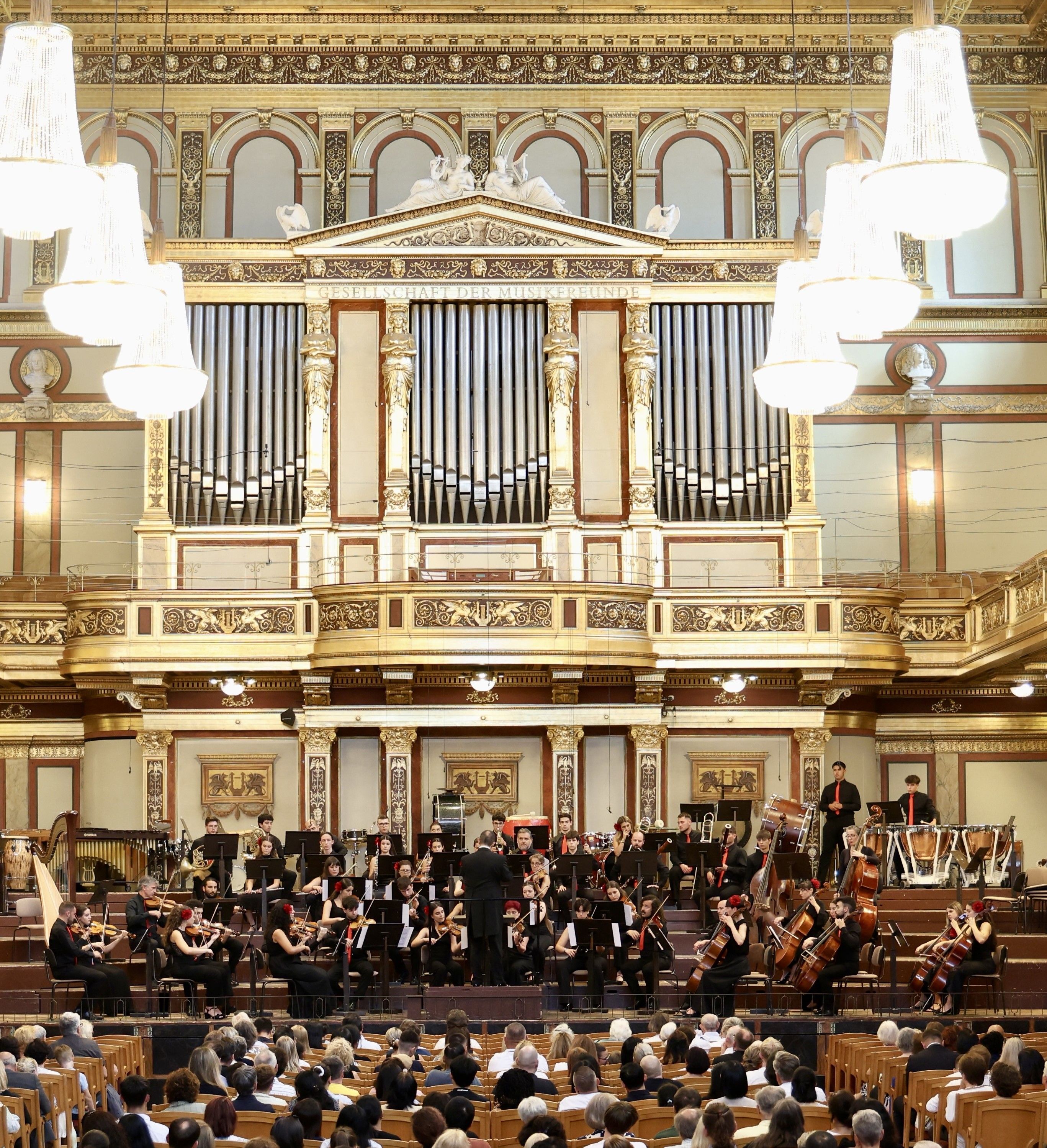 Una de las actuaciones de la Orquesta Sinfónica de Ponferrada y del Bierzo.