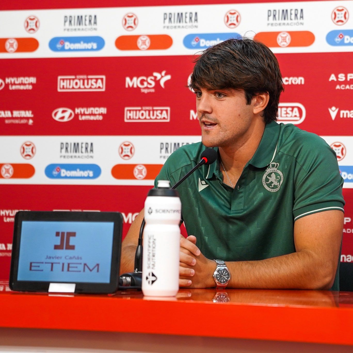 Jaime Vázquez fue el encargado de explicar el momento del equipo. CULTURAL Jaime Vázquez fue el encargado de explicar el momento del equipo. CULTURAL