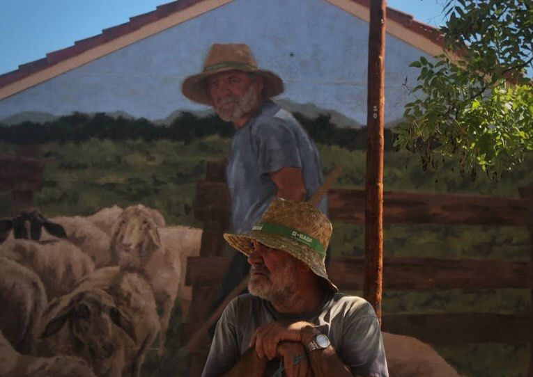 La obra de Cecilia Astiazaran es el resultado de un paseo de inspiración durante el cual la artista conoció a Fermín, el último pastor del pueblo. | @AHORASOYAHORA