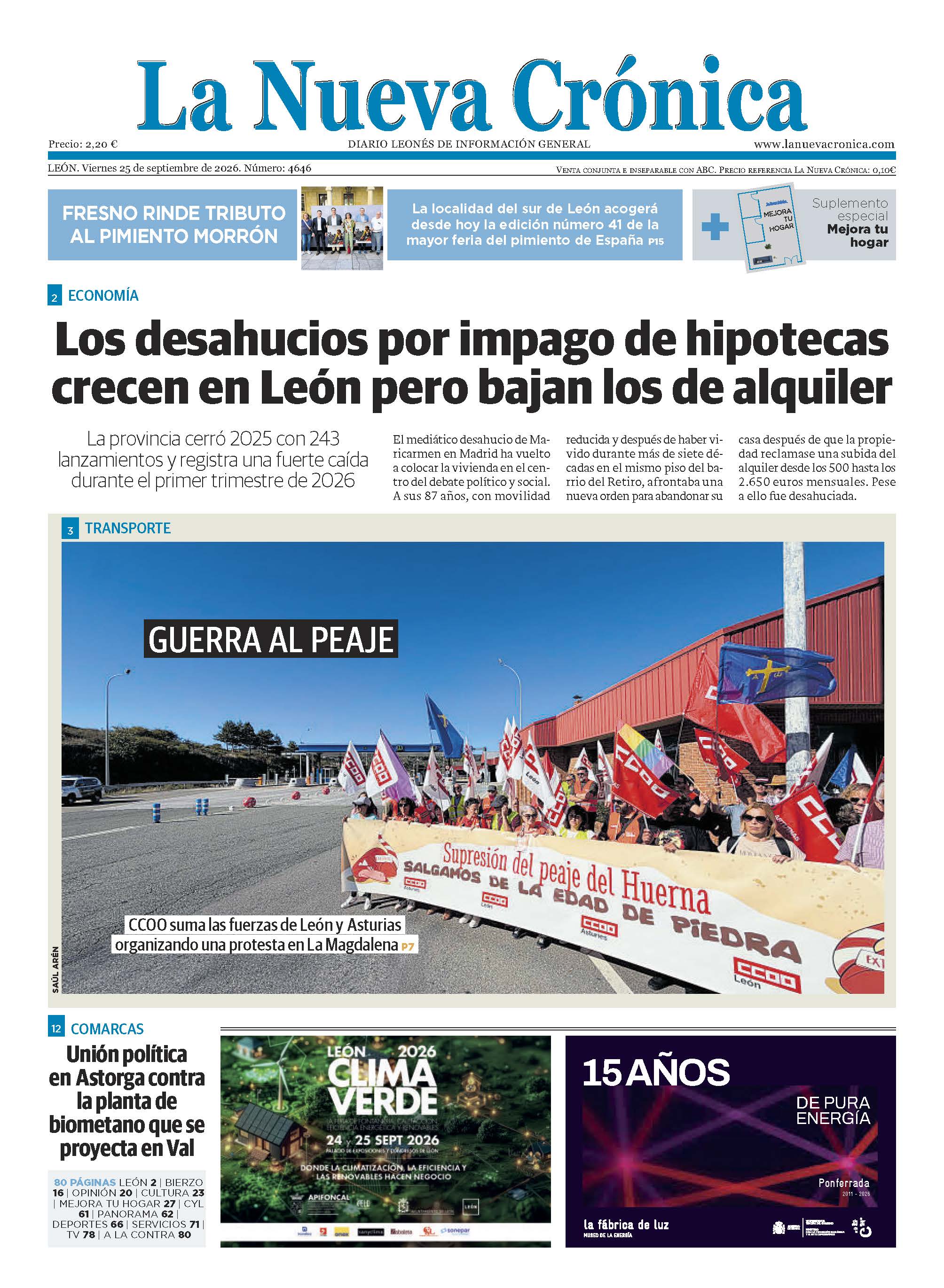 25 09 2026 La Nueva Crónica