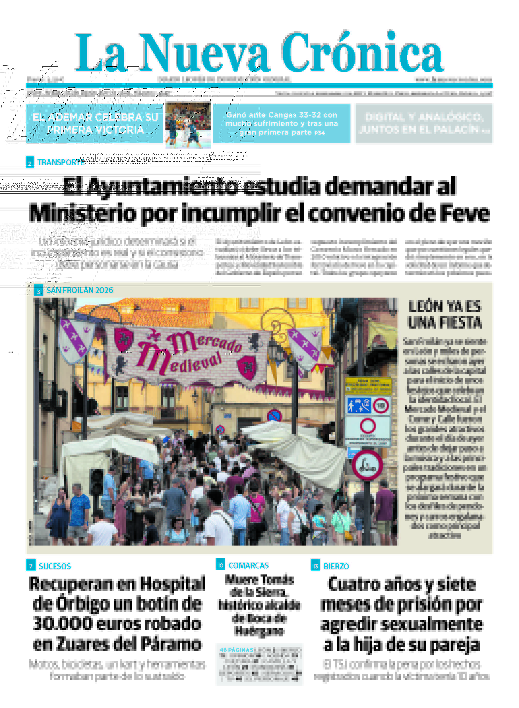 26 09 2026 La Nueva Crónica