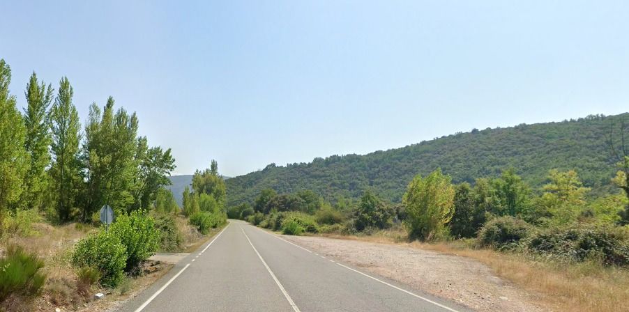 La carretera LE-463, en el término municipal de Toreno. | GOOGLE MAPS