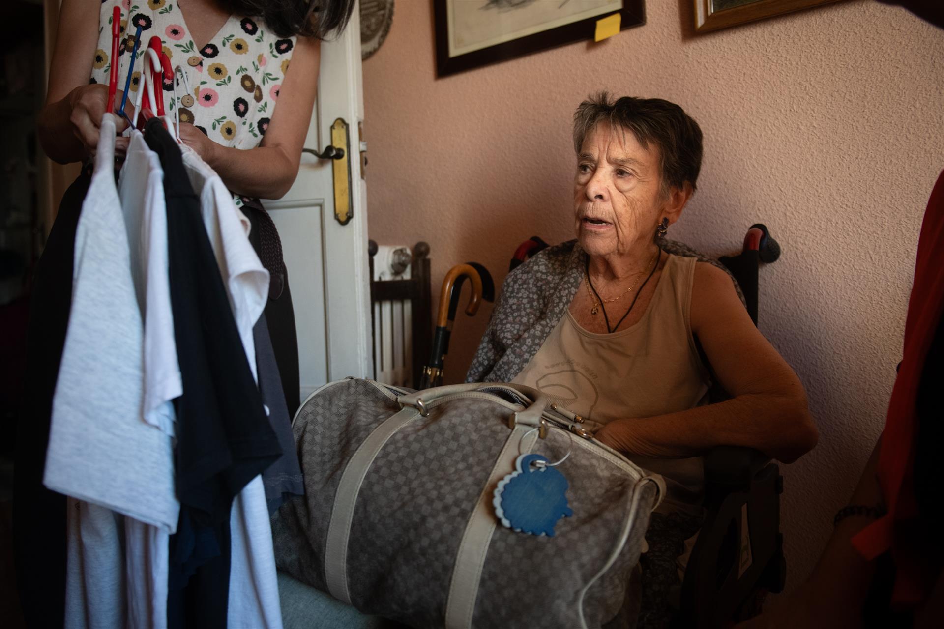  Maricarmen, una mujer de 87 años que fue desahuciada el pasado miércoles | Fernando Sánchez - Europa Press