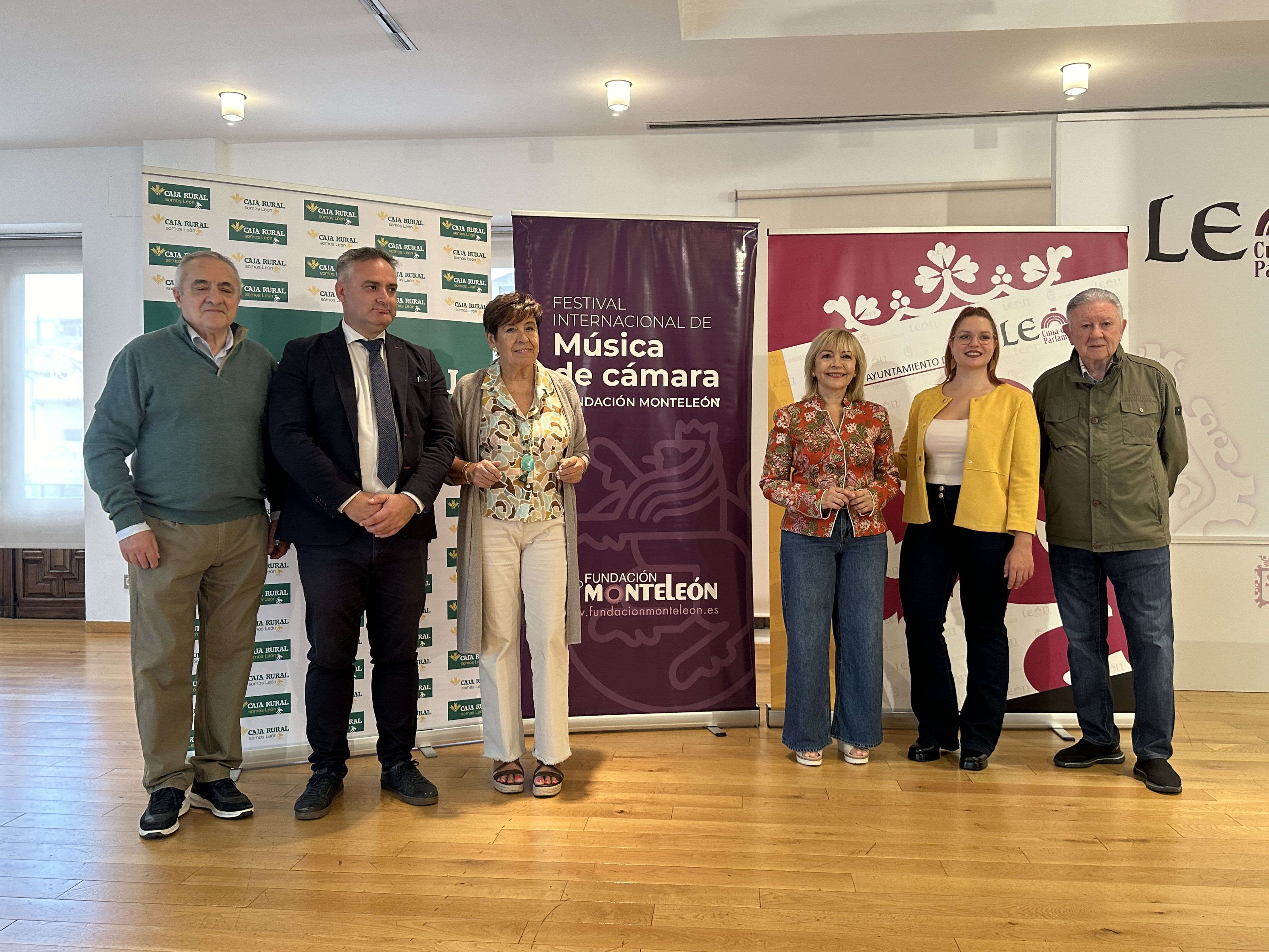 Un instante de la presentación del Festival Internacional de Música de Cámara 'Fundación MonteLeón'. | L.N.C.