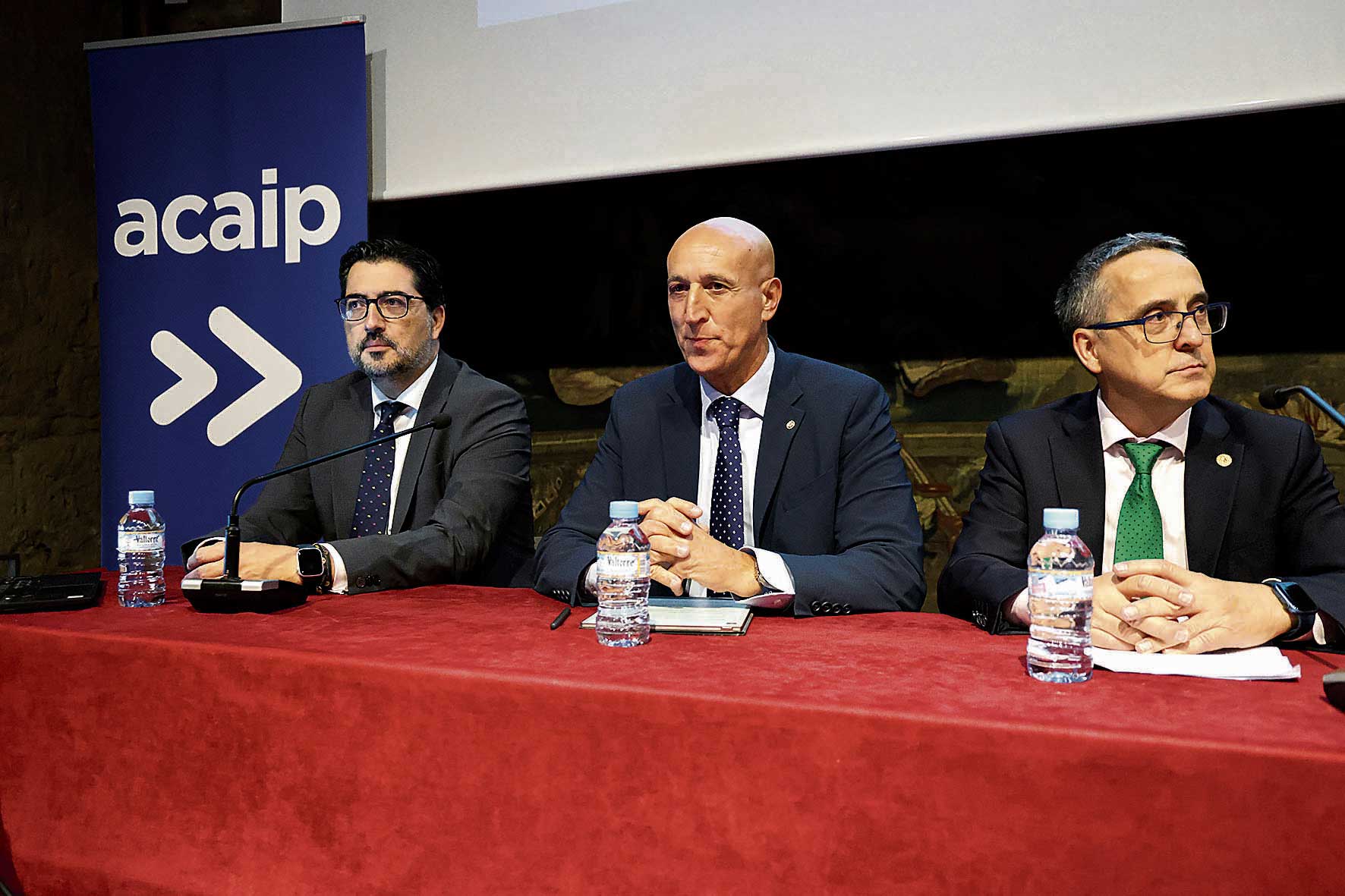 Díez Revilla, José Antonio Diez y Joaquín Leyva en el acto. | CAMPILLO (Ical)
