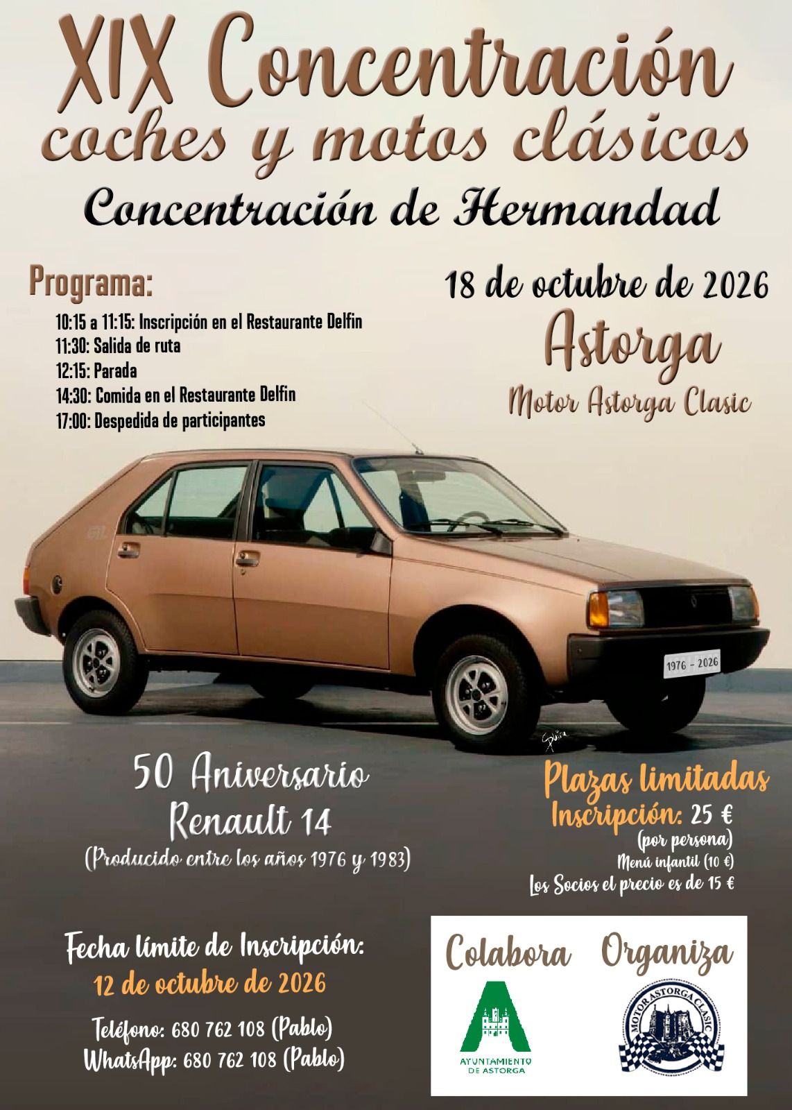 Cartel de la concentración. Cartel de la concentración.