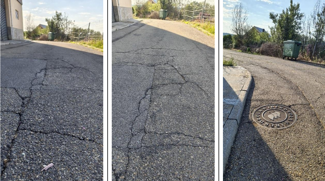 Imagen del estado actual de la calle La Juncal. | L.N.C.