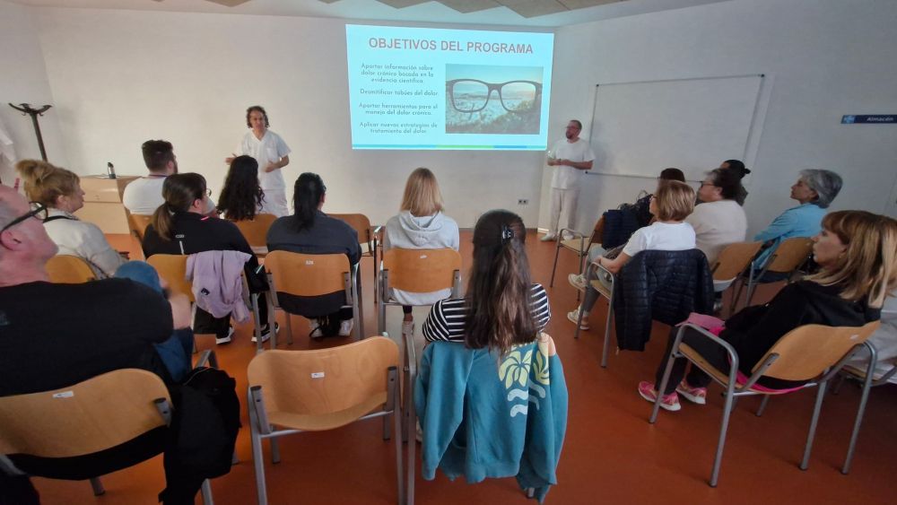 Imagen de archivo de una charla de la Gerencia de Asistencia Sanitaria del Bierzo.