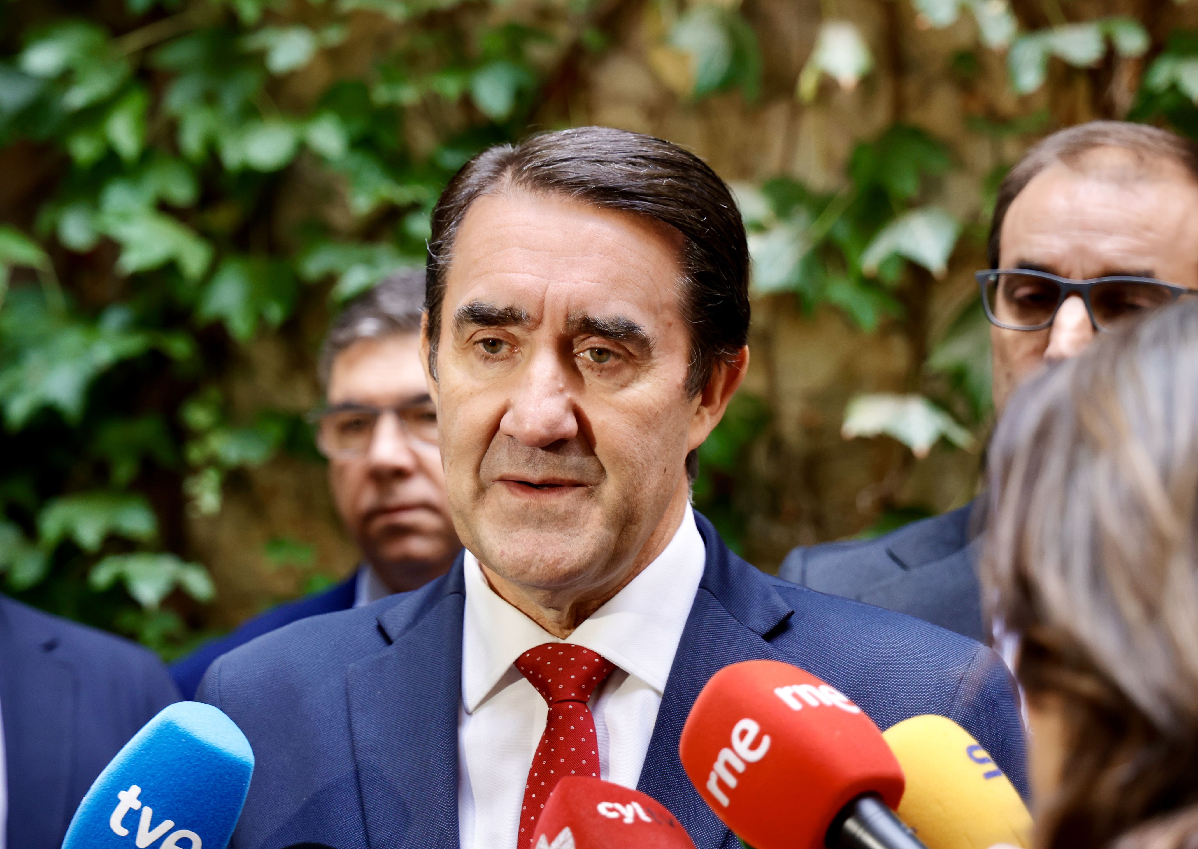 El consejero de Industria, Universidades, Empleo y Comercio, Juan Carlos Suárez-Quiñones, este viernes en Salamanca. | ICAL