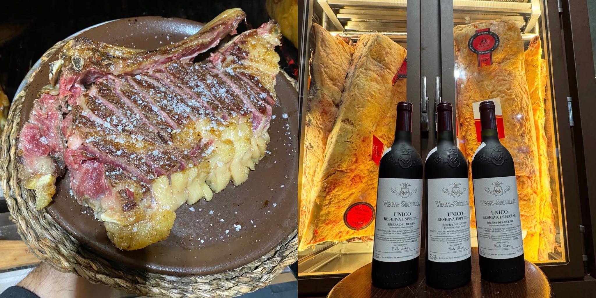 La Parrilla Louzao ofrece productos de gran calidad, destacando su carne premium y la bodega que impulsó hace cuatro años. | CEDIDAS